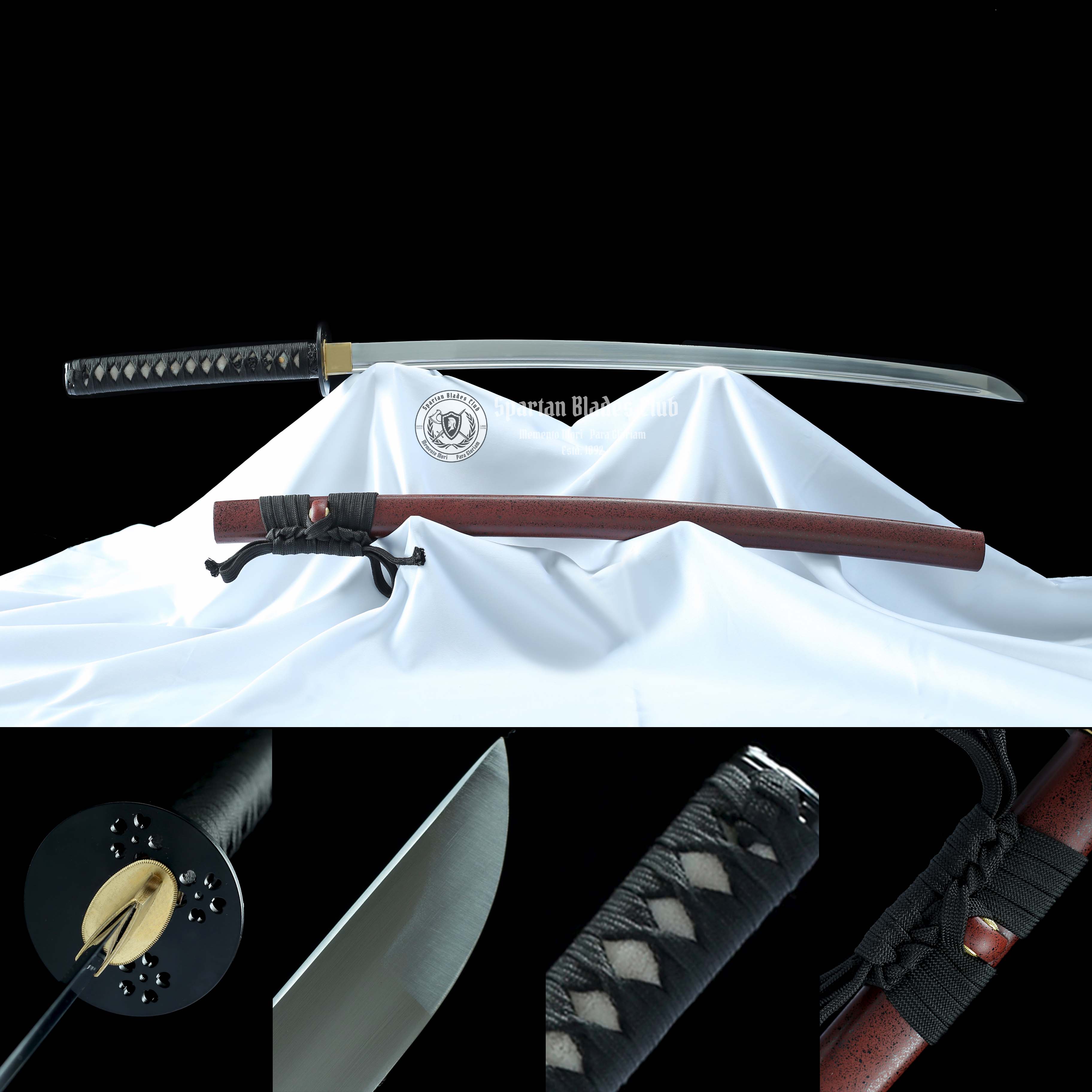 HYS02 | Hongyuan (鸿渊-贰) Katana | Spring Steel | Fully Functional | Super Sharp | High Performance | Shinogi-Zukuri | S.B.C - Spartan Blades Club - 陳氏劍莊1892