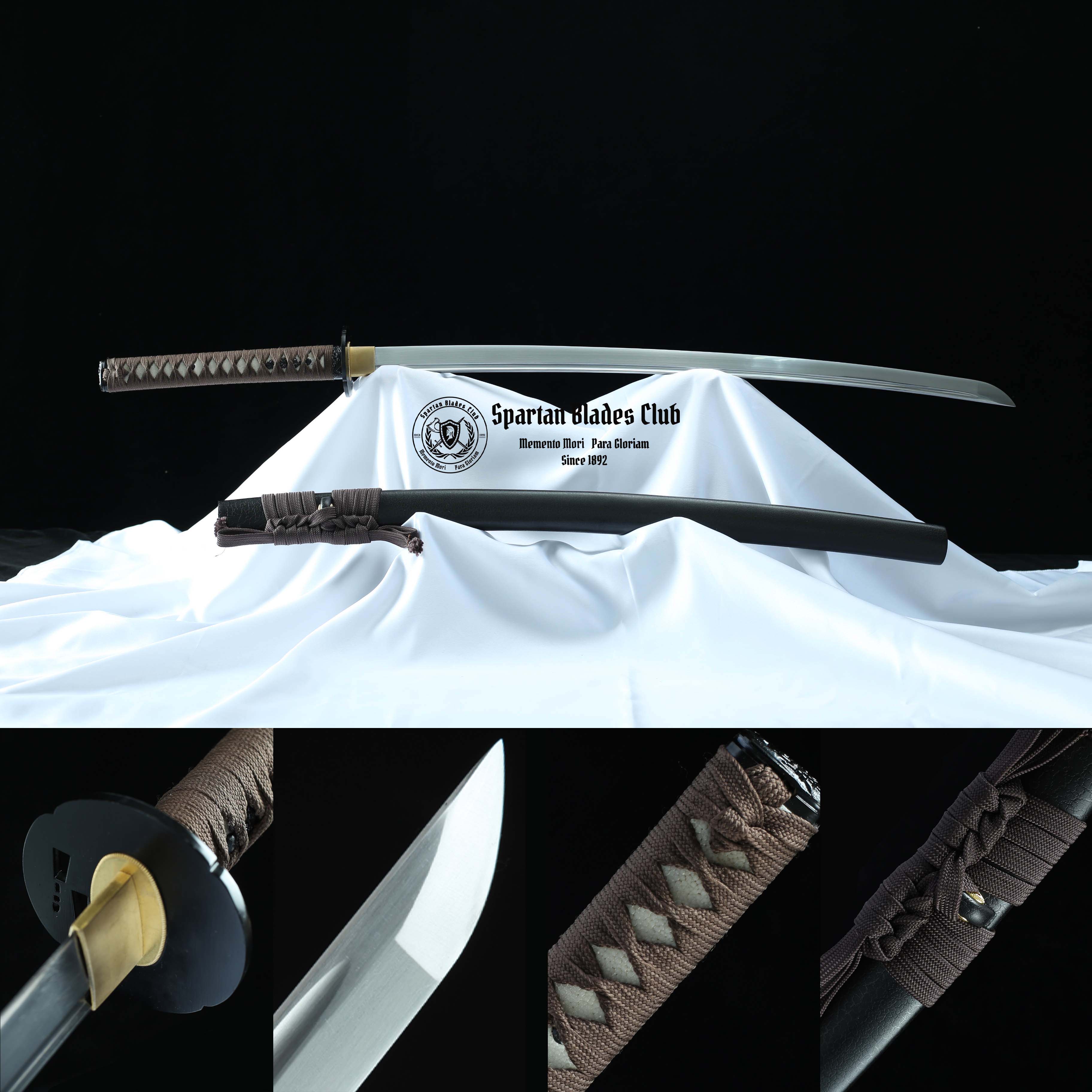 HYS03 | Hongyuan (鸿渊-叁) Katana | Spring Steel | Fully Functional | Super Sharp | High Performance | Shinogi-Zukuri | S.B.C - Spartan Blades Club - 陳氏劍莊1892