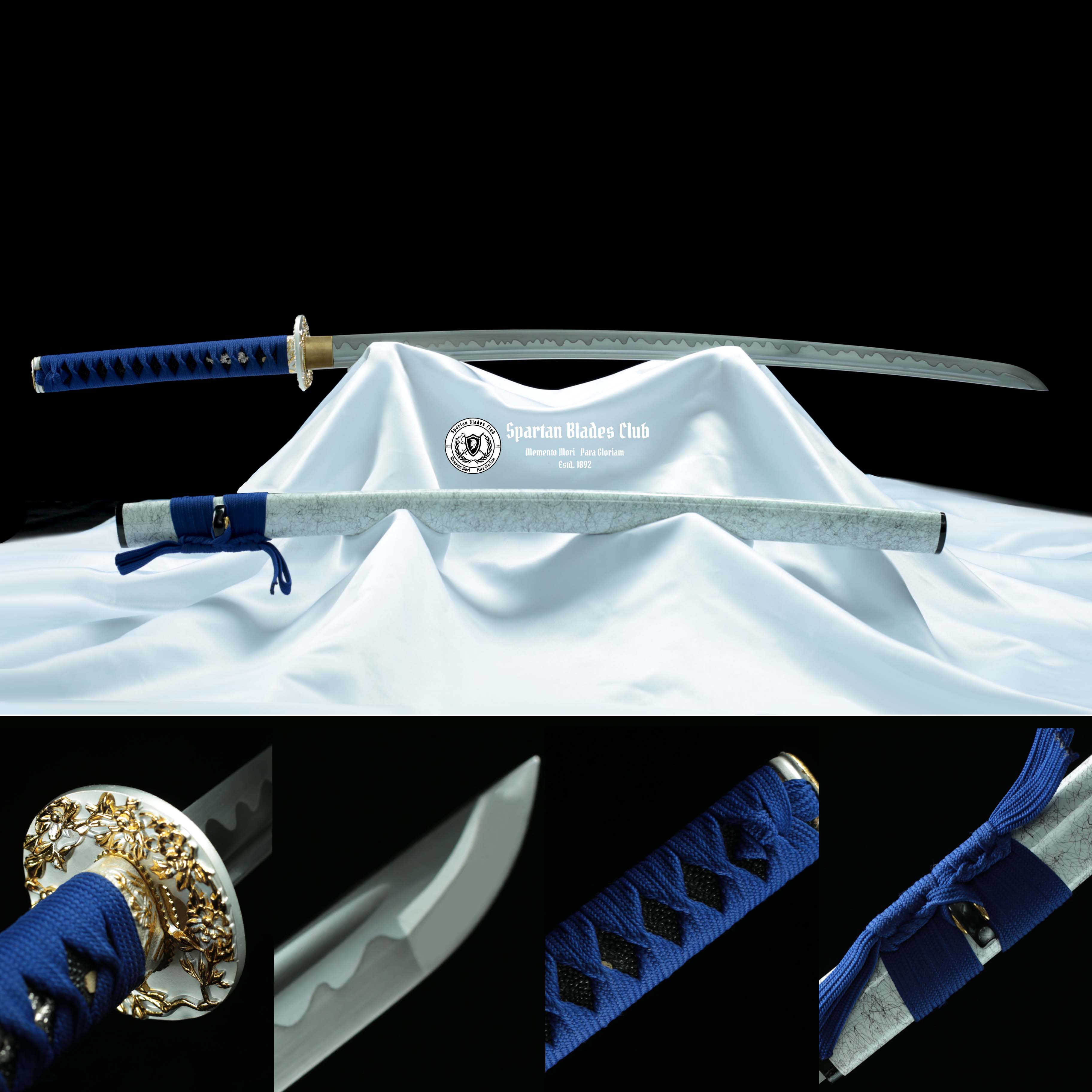 TK52 Mystery Butterfly Katana（迷蝶） - T10 Steel - Enchanting Nickel Alloy Tsuba - Spartan Blades Club - Spartan Blades Club - 陳氏劍莊1892