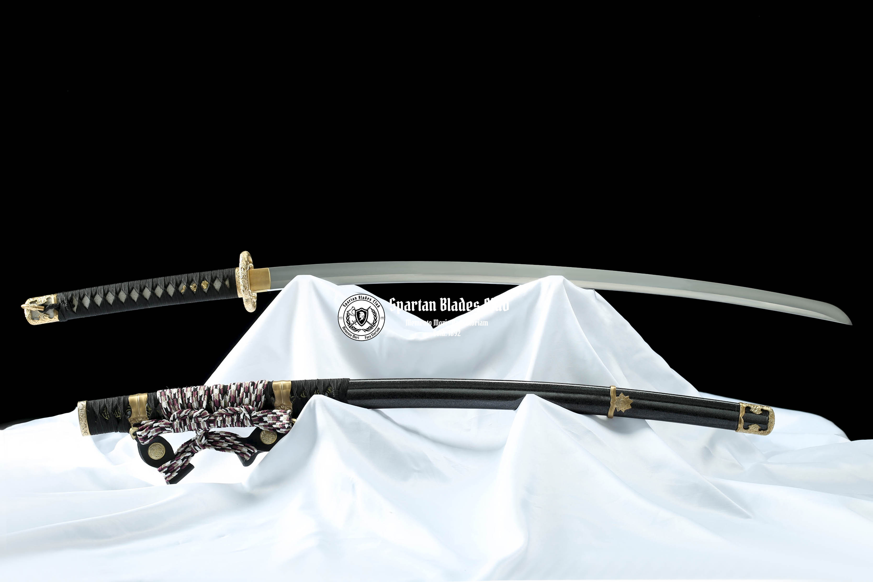 Fumo Tachi (伏魔太刀) - Exquisite T10 Steel Tachi with Brass Fittings - Battle Ready - SBC - Spartan Blades Club - 陳氏劍莊1892