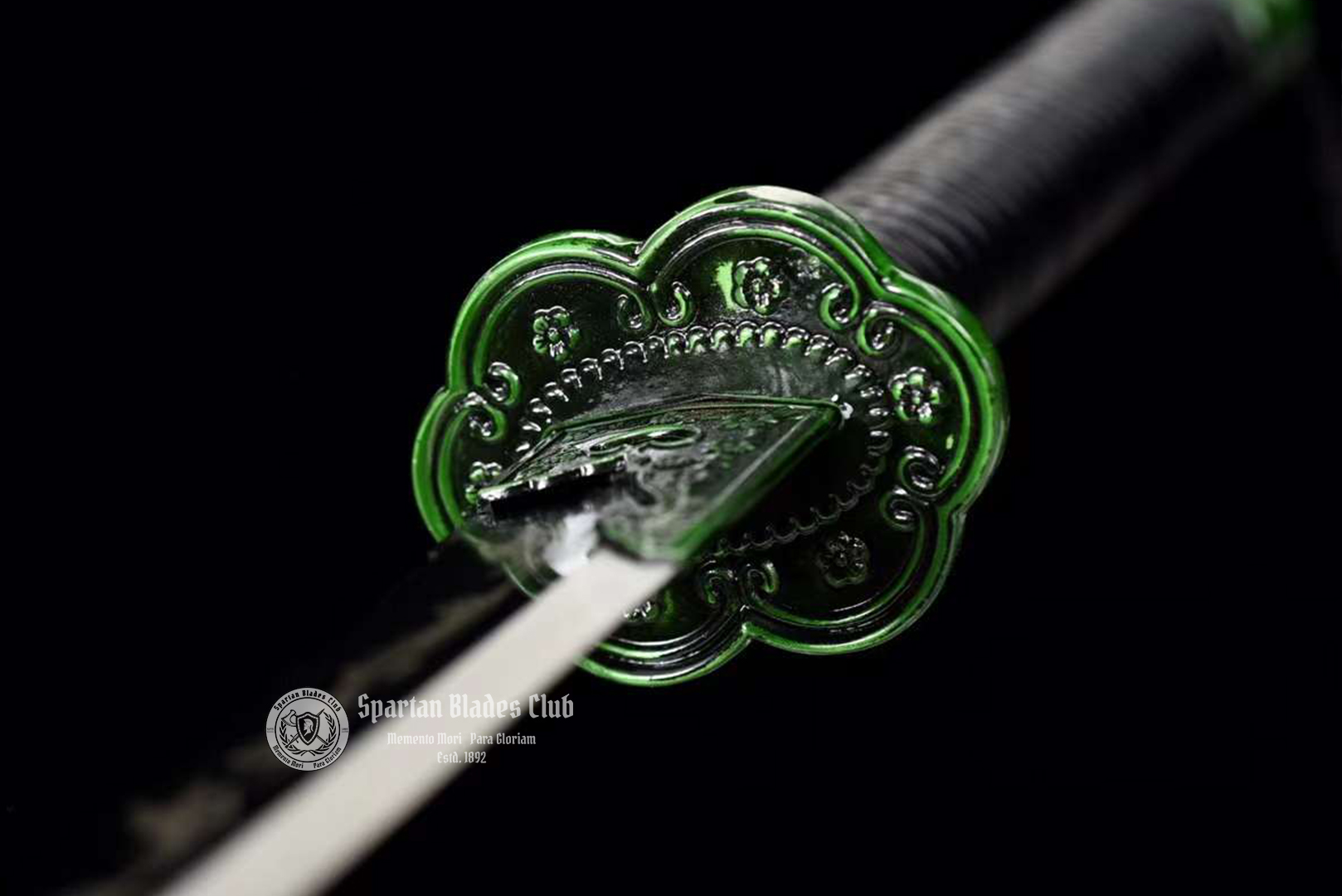 TK16 Dizang - Xiuchundao Sword - Black Blade - 65Mn Steel(Spring steel) - Full Tang - Battle Ready - Spartan Blades Club - Spartan Blades Club - 陳氏劍莊1892