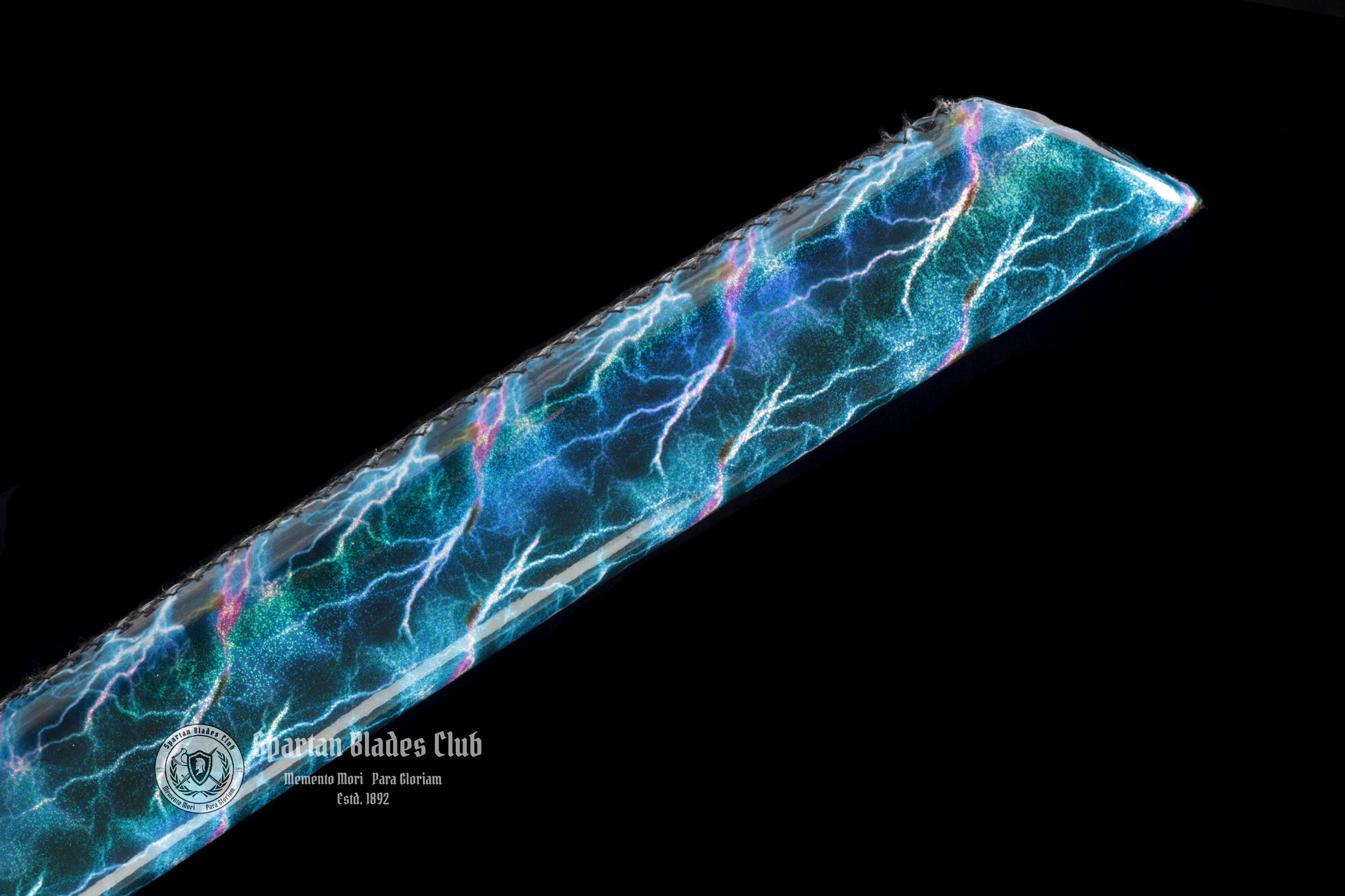 TK14 🐺Thunderwolf Sword | Blue Blade - Handcrafted Manganese Steel Blade - Full Tang - Battle Ready - Spartan Blades Club - Spartan Blades Club - 陳氏劍莊1892