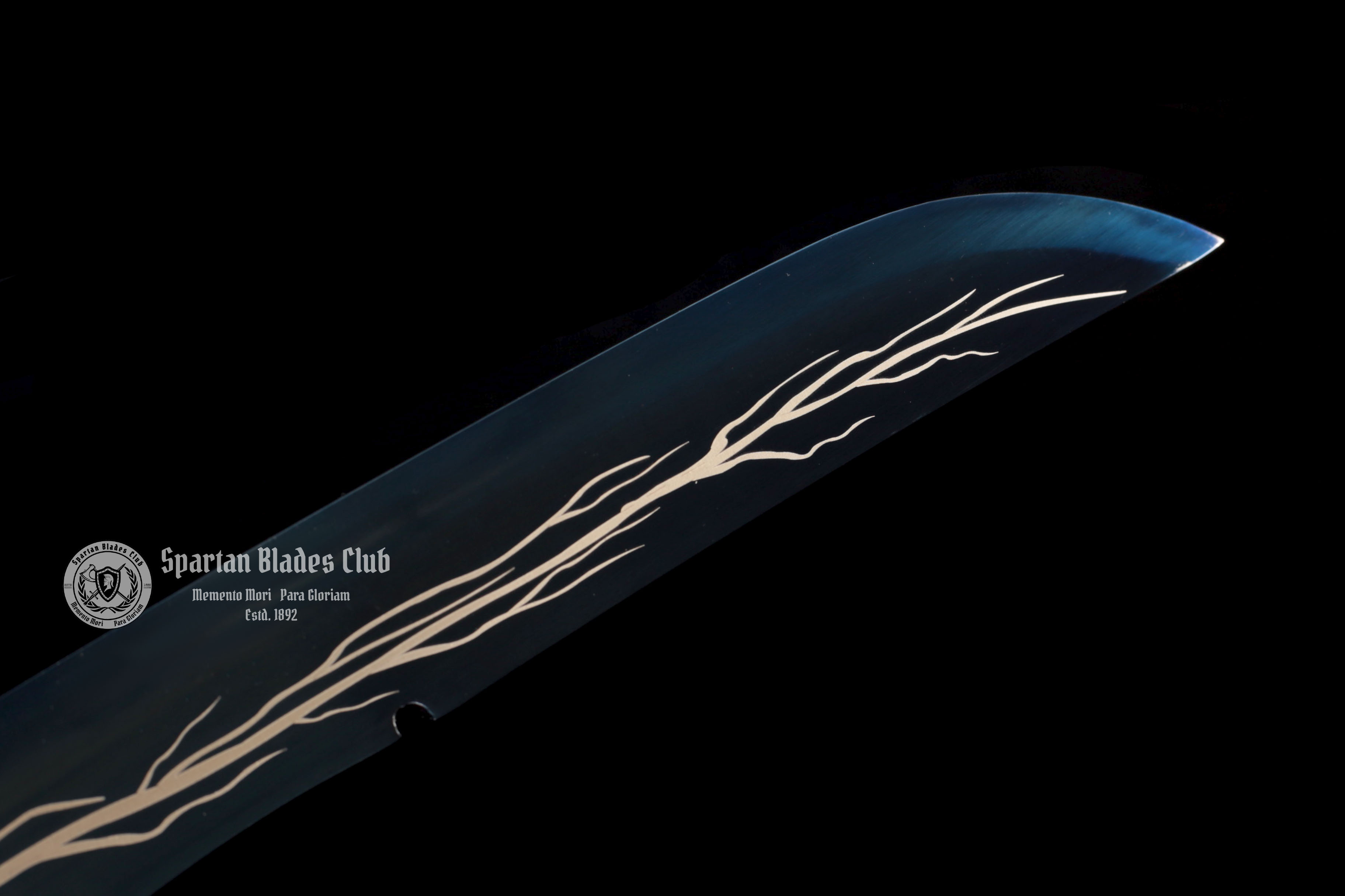 TK14 🐺Thunderwolf Sword | Blue Blade - Handcrafted Manganese Steel Blade - Full Tang - Battle Ready - Spartan Blades Club - Spartan Blades Club - 陳氏劍莊1892