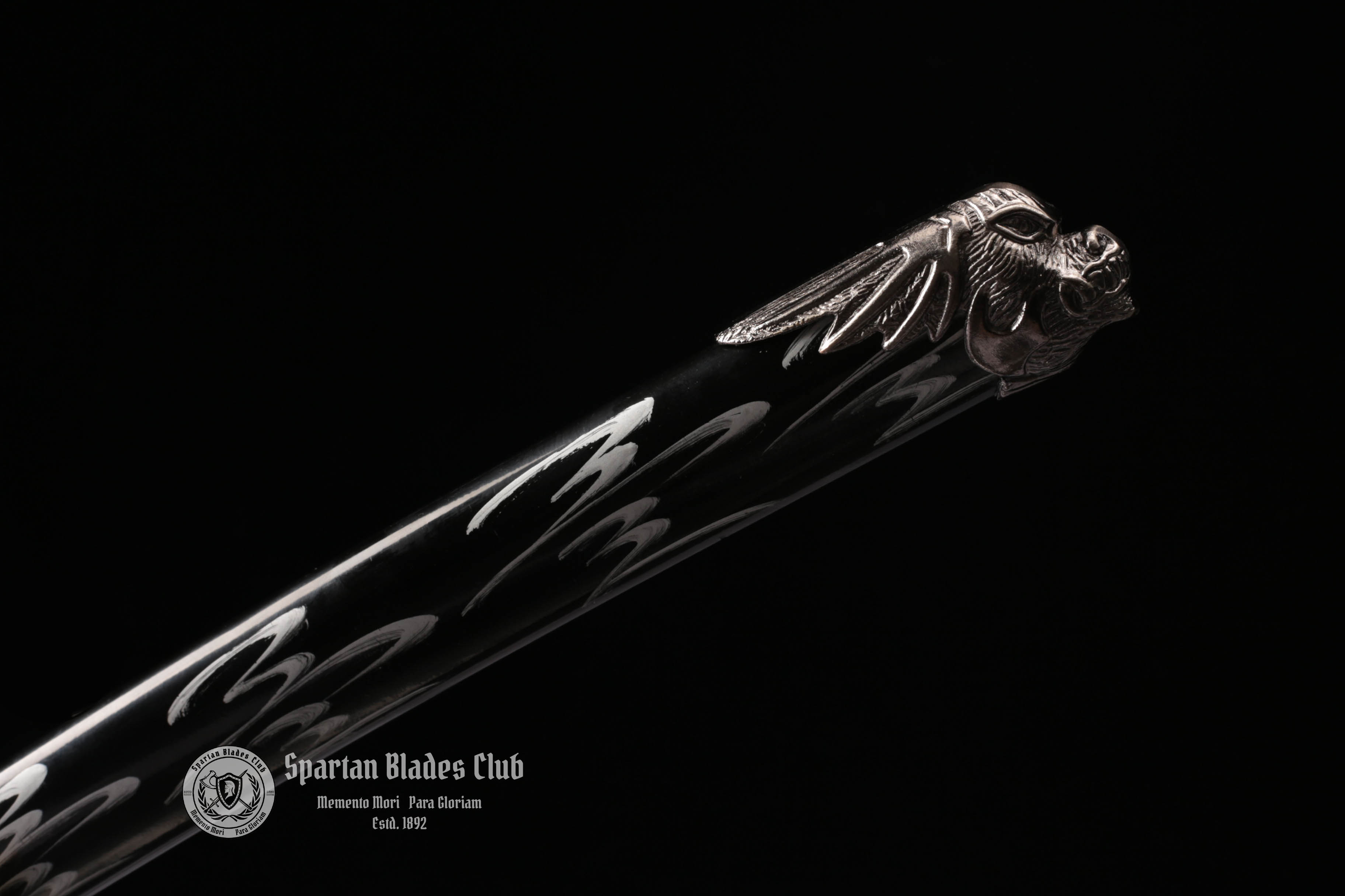 TK25 Silver Dragon Warrior Katana | Handcrafted Manganese Steel Blade - Full Tang - Battle Ready - Spartan Blades Club - Spartan Blades Club - ι³ζ°εθ1892