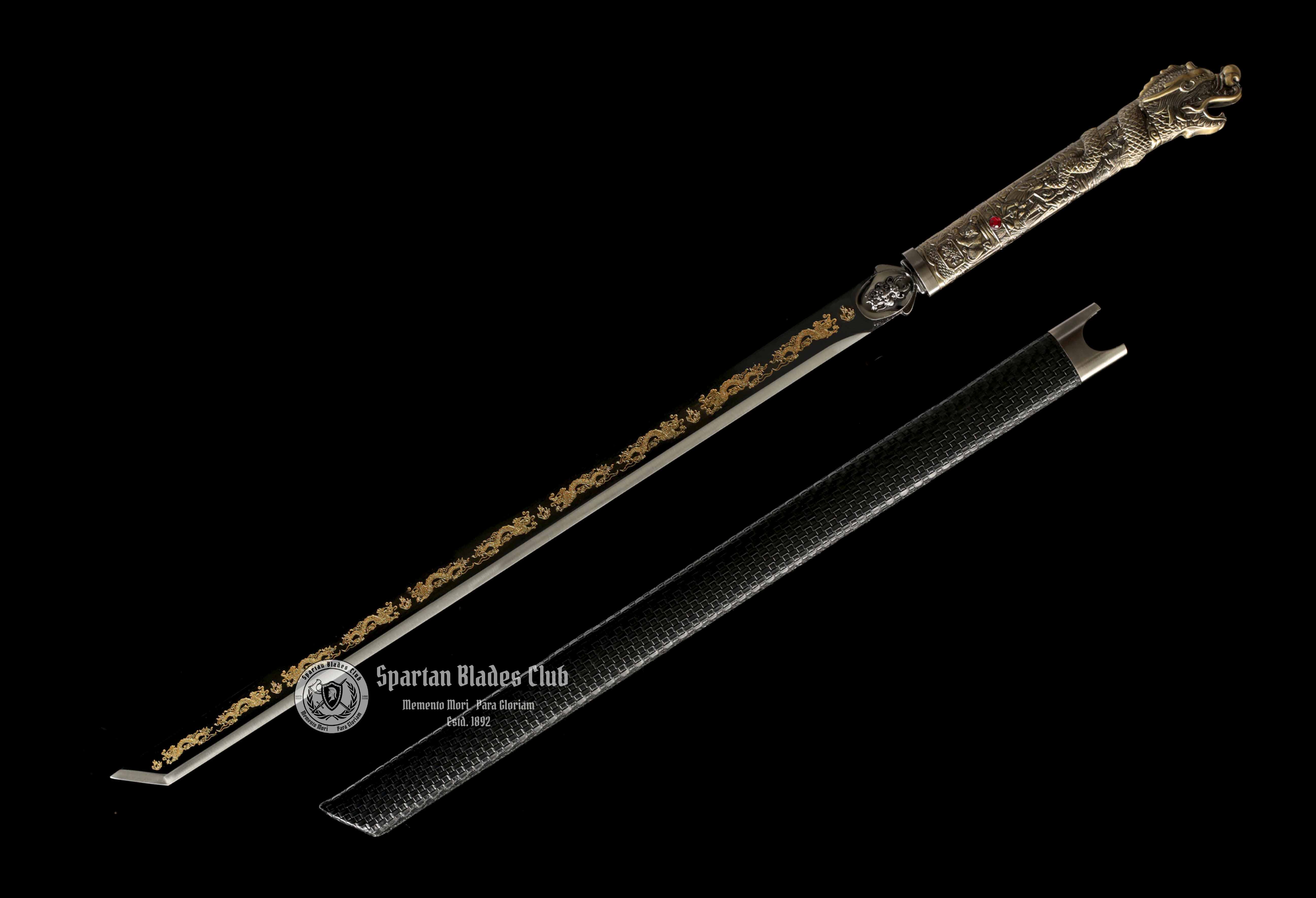 🌟TK19🌟Highlander Sword - High-Performance Manganese Steel - Battle Ready - Full Tang - S.B.C & CHEN'S SWORDS - Spartan Blades Club - 陳氏劍莊1892