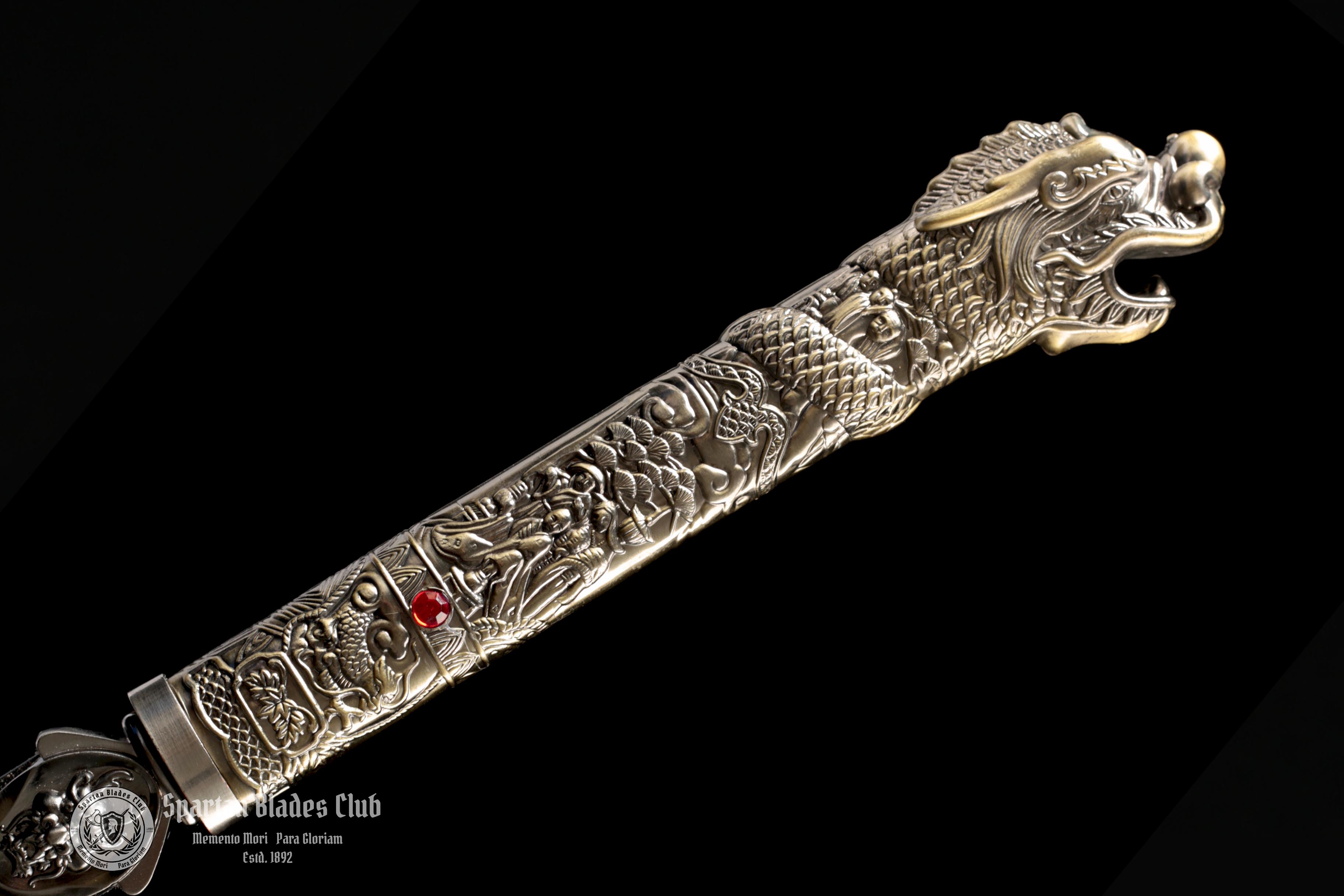 🌟TK19🌟Highlander Sword - High-Performance Manganese Steel - Battle Ready - Full Tang - S.B.C & CHEN'S SWORDS - Spartan Blades Club - 陳氏劍莊1892