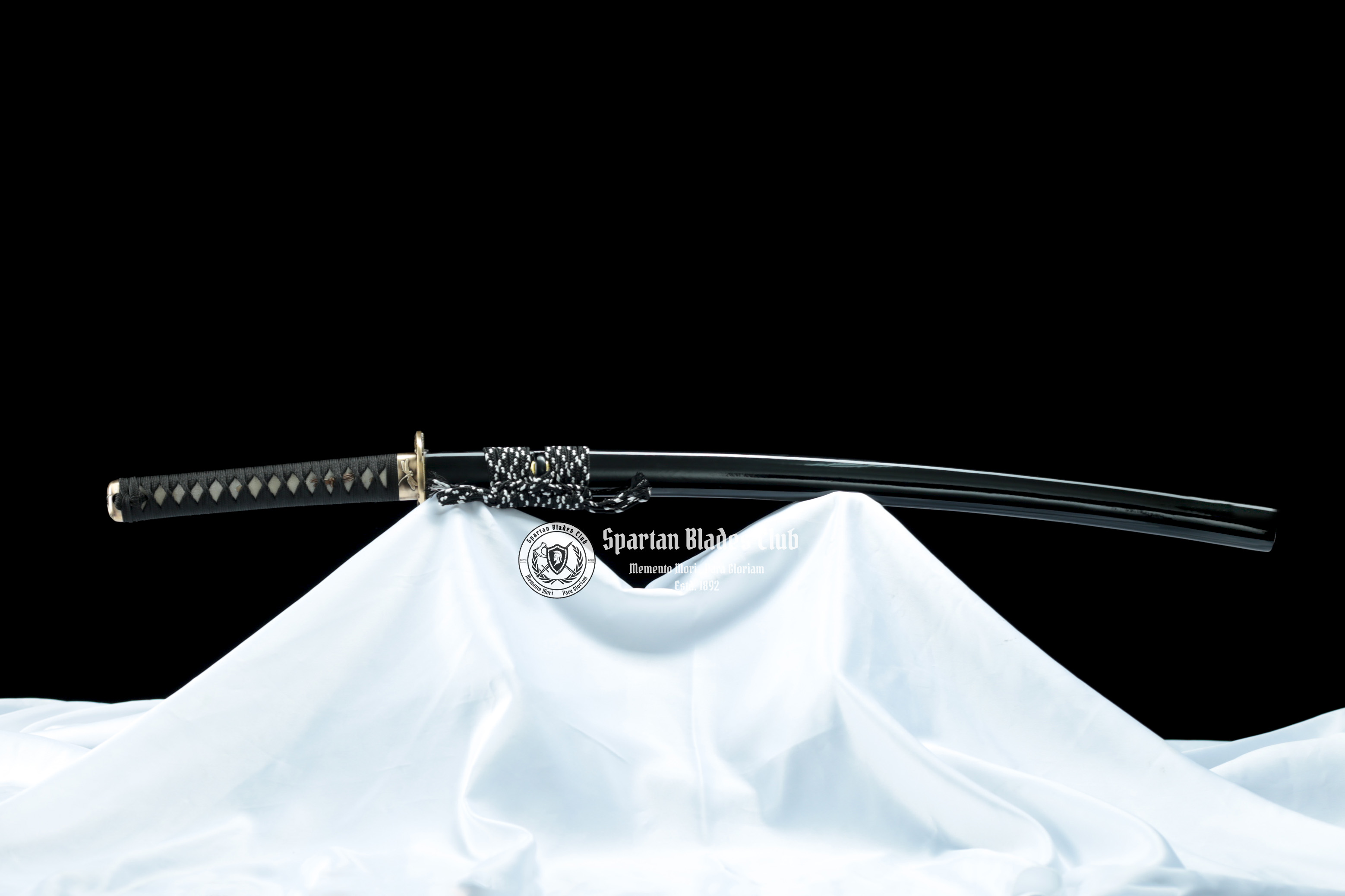 TK30 Black Dragonfly Samurai Katana(黑蜻蜓) - Damascus Steel - Full Tang - Hadori Polishing - Battle Ready - Copper Fittings- S.B.C - Spartan Blades Club - 陳氏劍莊1892