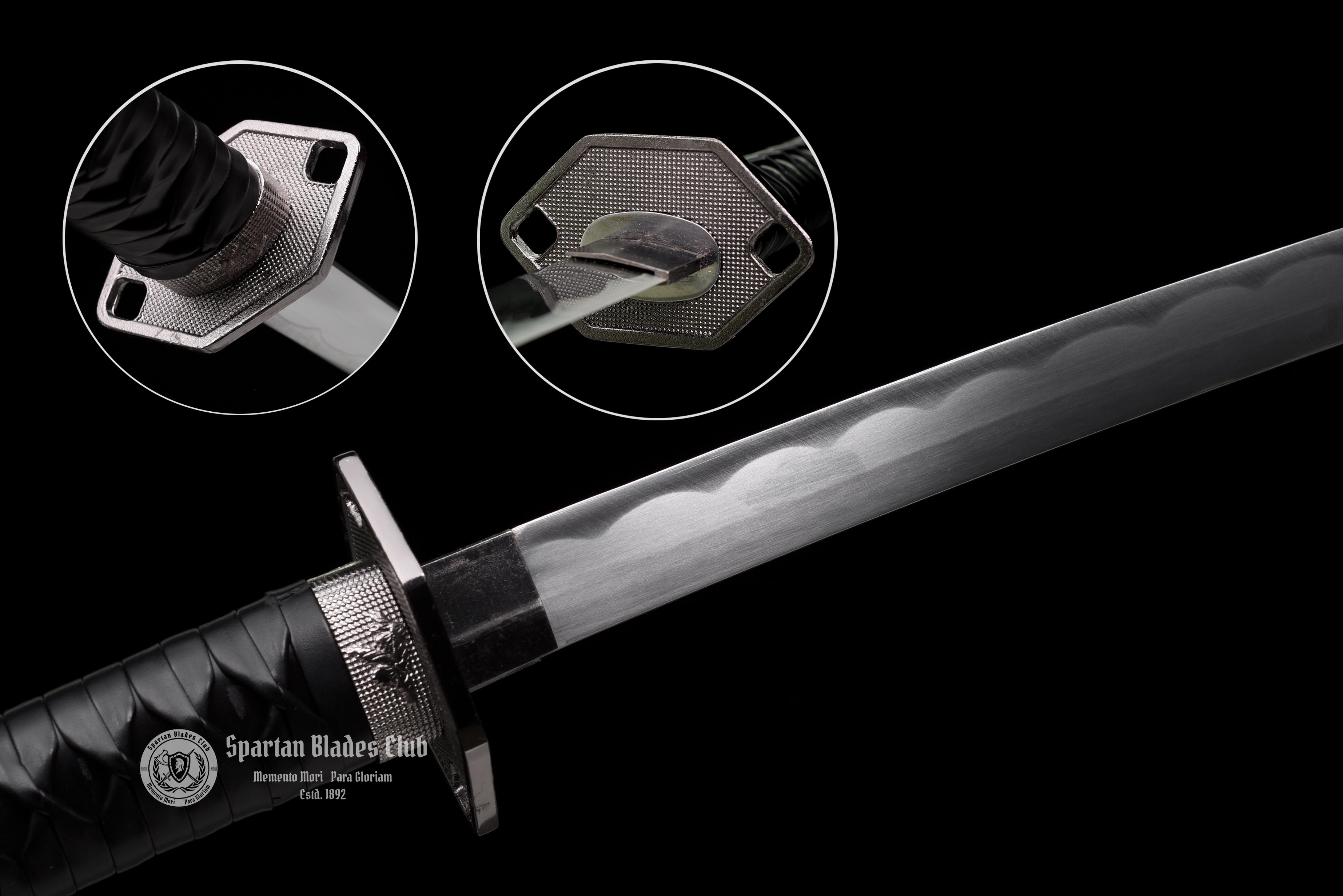 TK18 ⭐️ TwinBlade Tempest Katana & Wahizashi - 2 Blades in 1 Sword - High-Performance Manganese Steel - Alloy Fittings - Full Tang - S.B.C - Spartan Blades Club - 陳氏劍莊1892