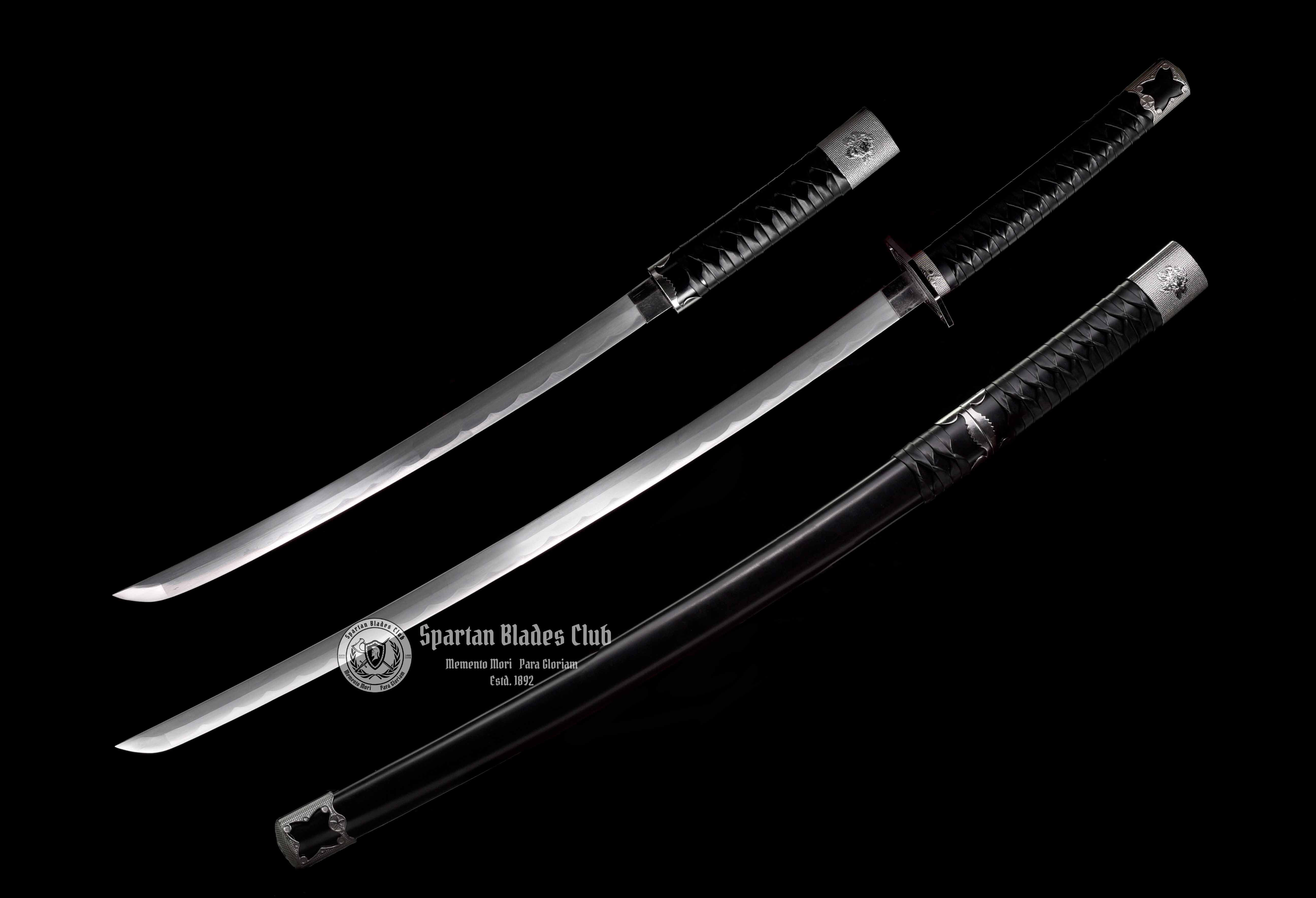 TK18 ⭐️ TwinBlade Tempest Katana & Wahizashi - 2 Blades in 1 Sword - High-Performance Manganese Steel - Alloy Fittings - Full Tang - S.B.C - Spartan Blades Club - 陳氏劍莊1892