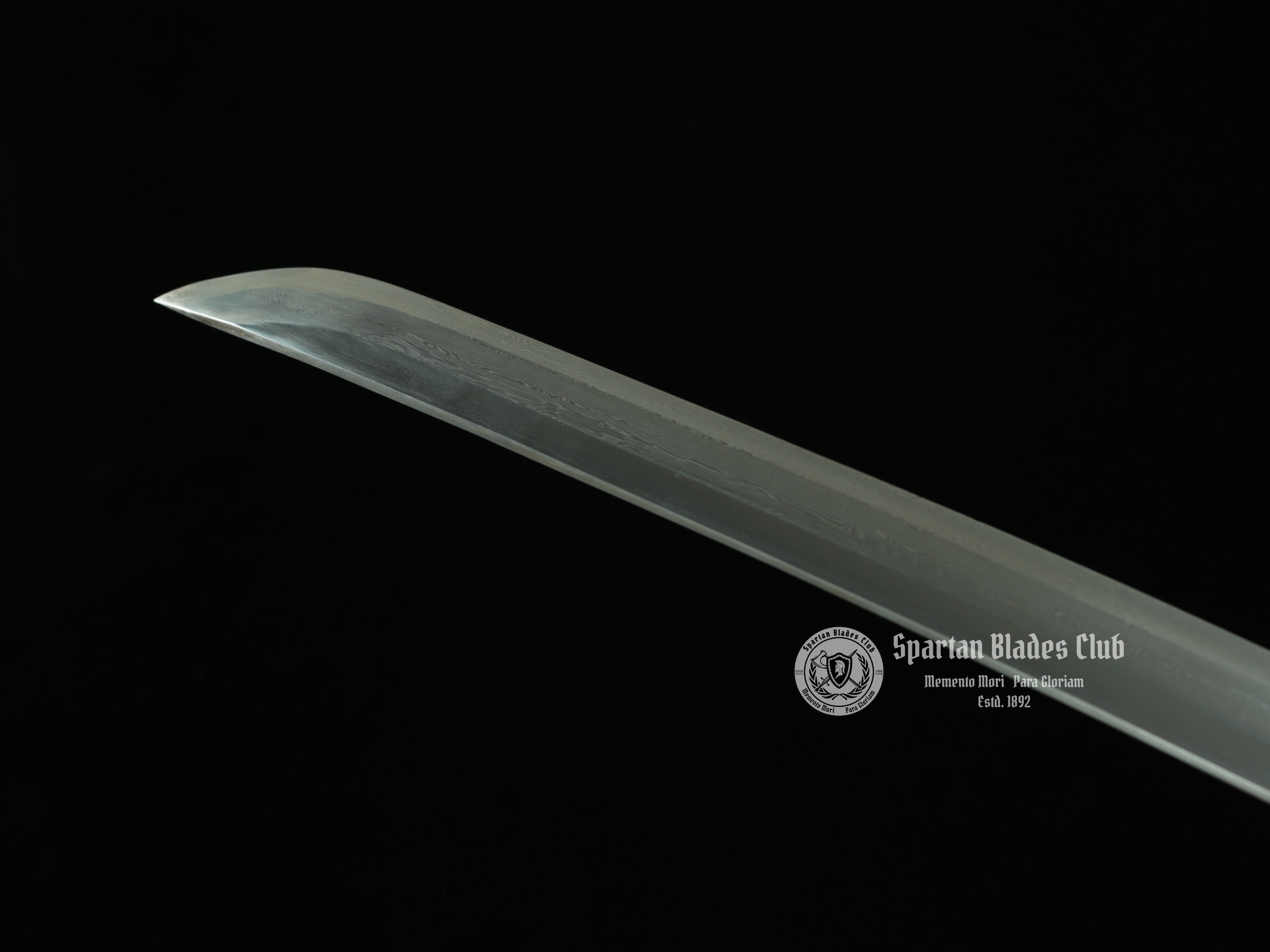 TK30 Black Dragonfly Samurai Katana(黑蜻蜓) - Damascus Steel - Full Tang - Hadori Polishing - Battle Ready - Copper Fittings- S.B.C - Spartan Blades Club - 陳氏劍莊1892