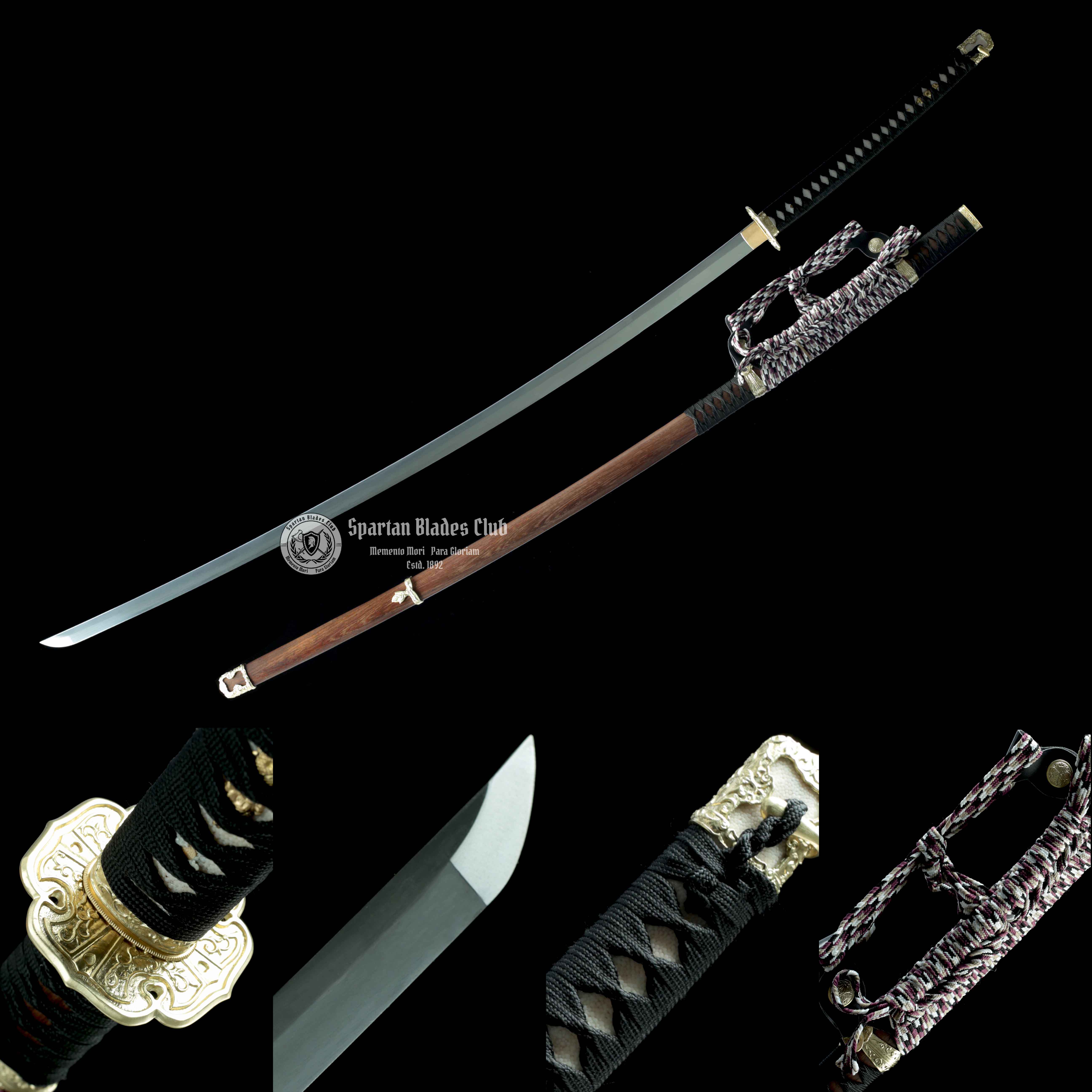 *TK36* Golden Glory(金色荣耀) Odachi - 65Mn Spring Steel - 168cm (66.14 inches) - Full Tang - Battle Ready - S.B.C - Spartan Blades Club - 陳氏劍莊1892