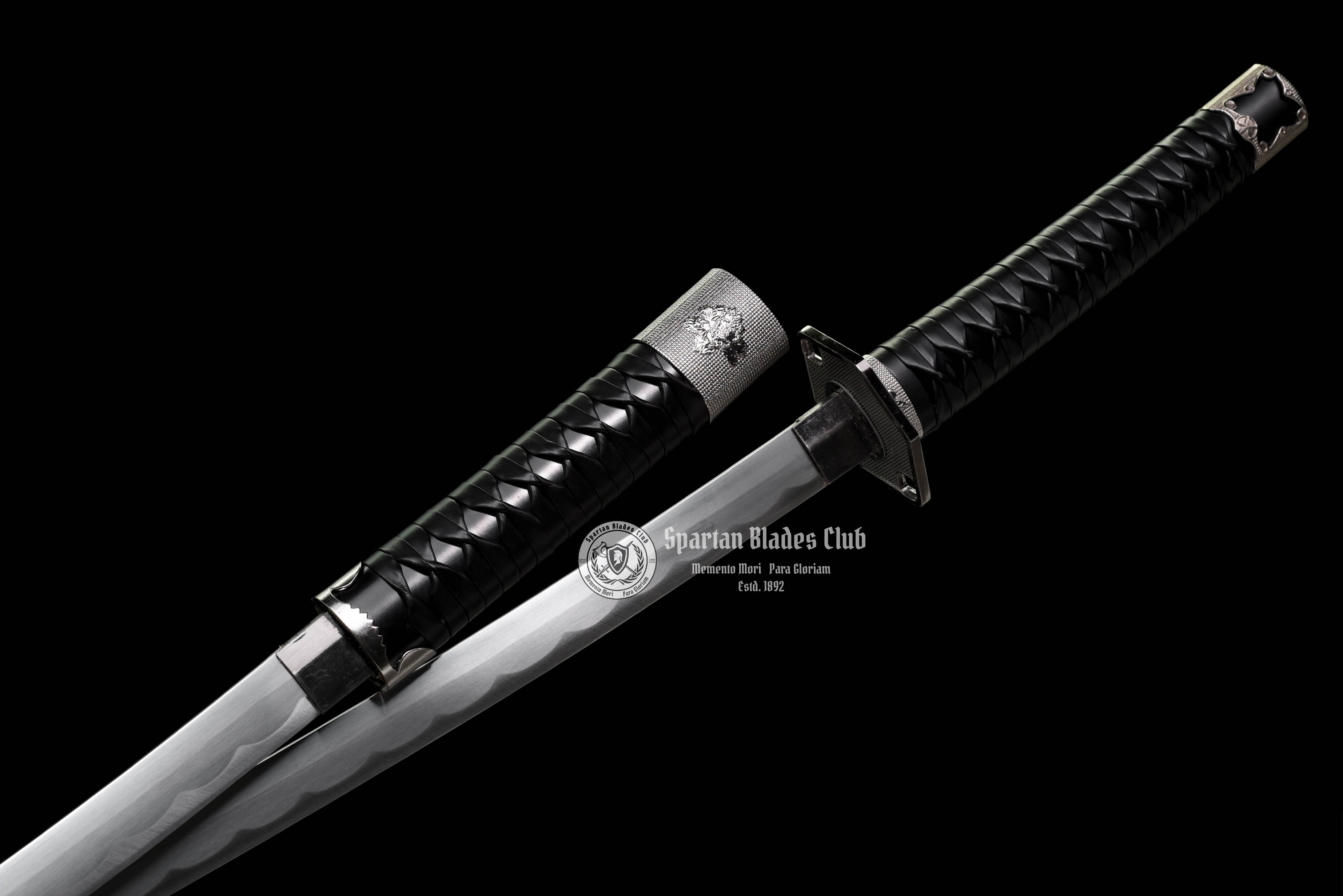 TK18 ⭐️ TwinBlade Tempest Katana & Wahizashi - 2 Blades in 1 Sword - High-Performance Manganese Steel - Alloy Fittings - Full Tang - S.B.C - Spartan Blades Club - 陳氏劍莊1892