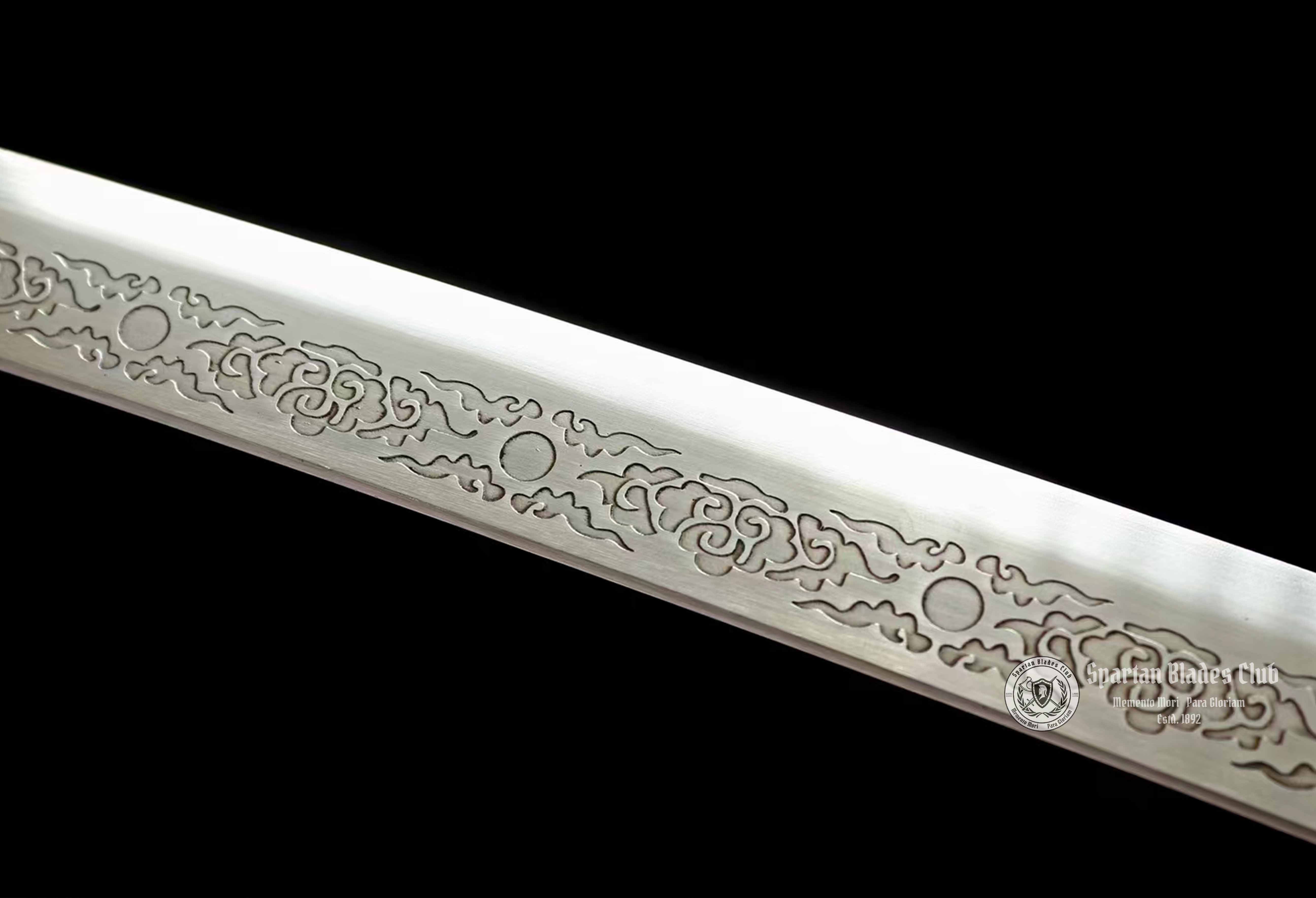 TK56🔥 Hell's Envoy - Xiuchundao Sword - High-Performance Manganese Steel - Full Tang - Exquisite Craftsmanship - S.B.C 🐉 - Spartan Blades Club - 陳氏劍莊1892