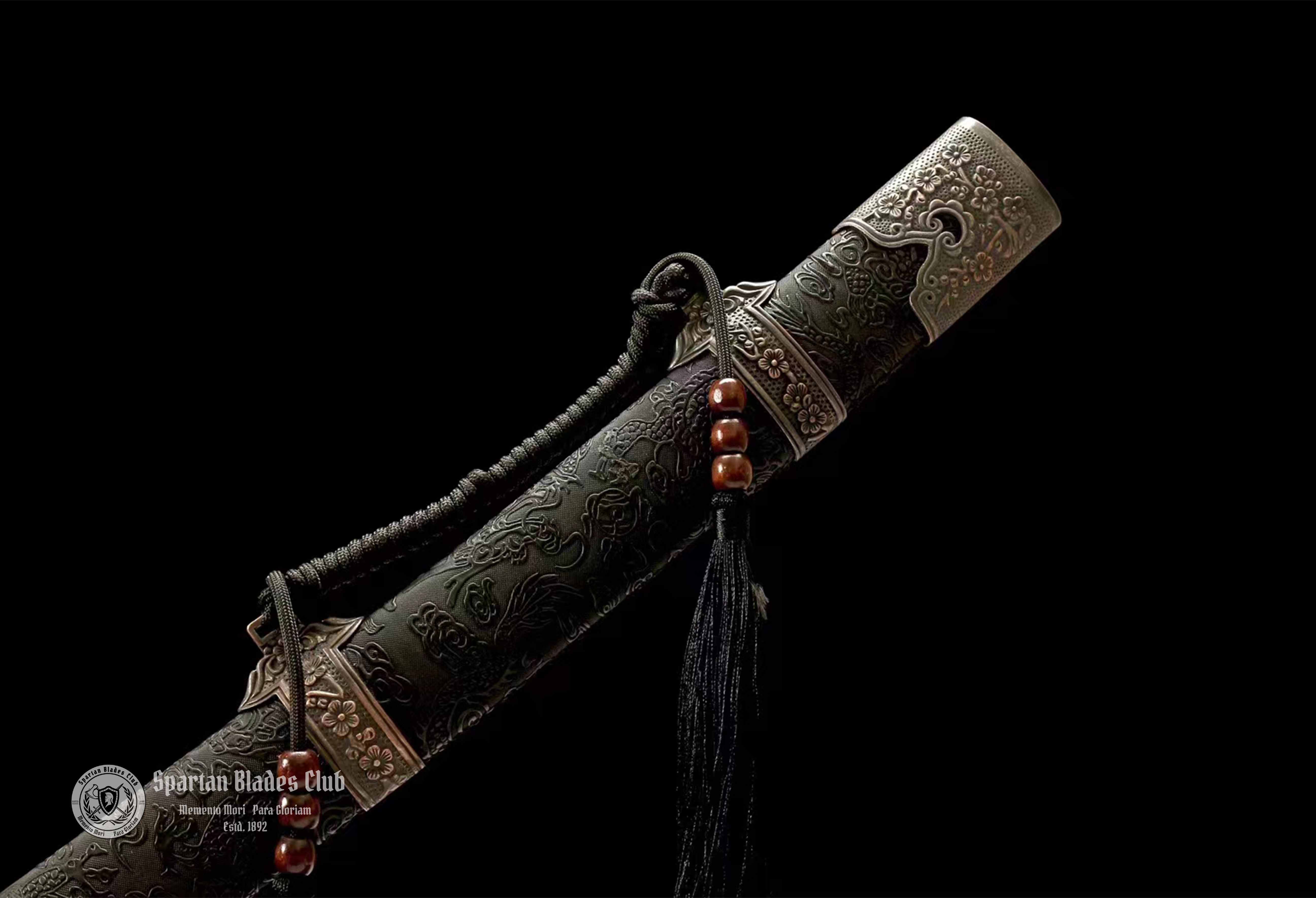 TK56🔥 Hell's Envoy - Xiuchundao Sword - High-Performance Manganese Steel - Full Tang - Exquisite Craftsmanship - S.B.C 🐉 - Spartan Blades Club - 陳氏劍莊1892