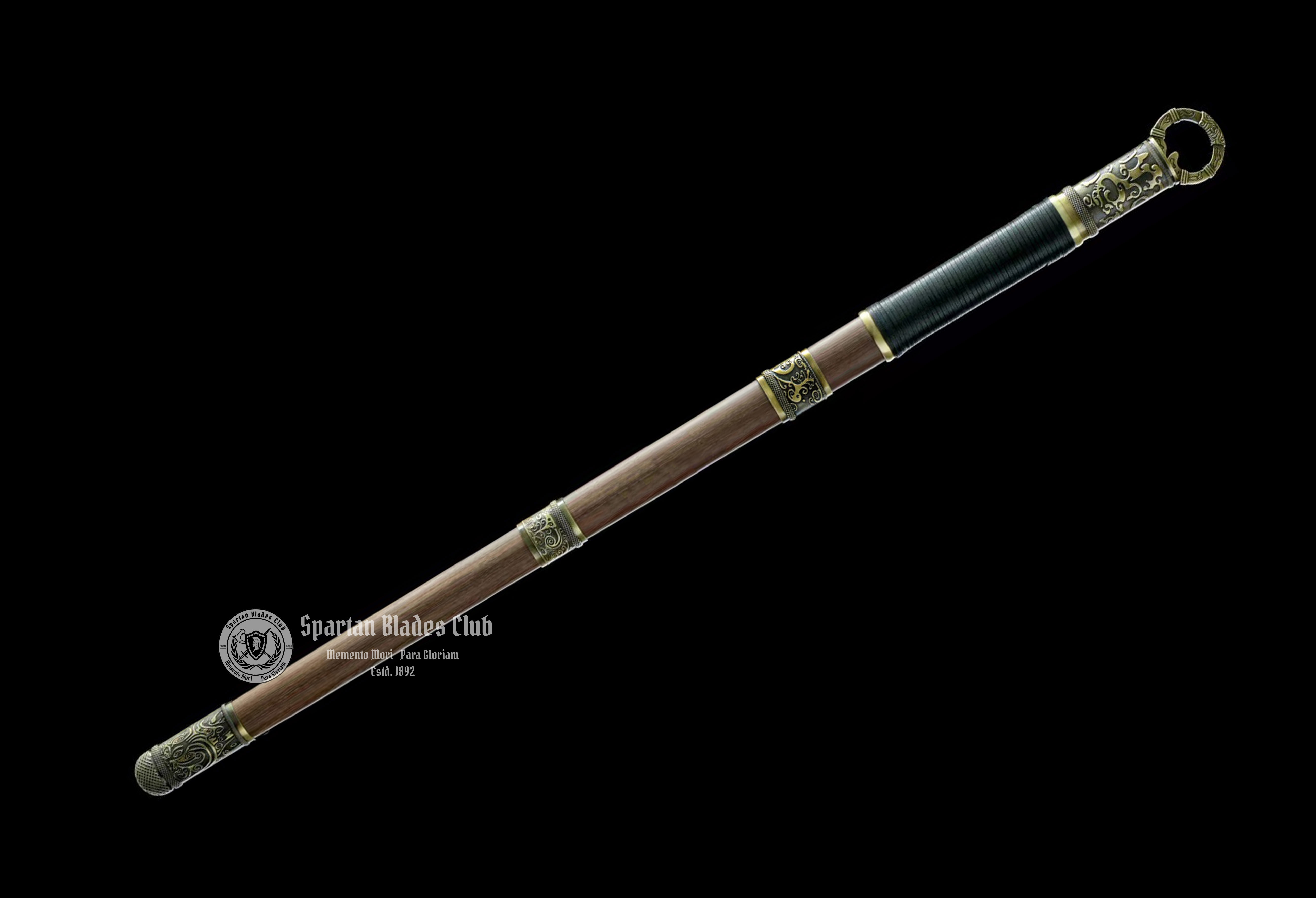 【TK88】 Buliangren（不良人） Hidden-Hilt Sword - Tangdao Sword - 65Mn Spring Steel -  Chicken Wing Wood Scabbard - Battle Ready - Full Tang - S.B.C 🌟 - Spartan Blades Club - 陳氏劍莊1892