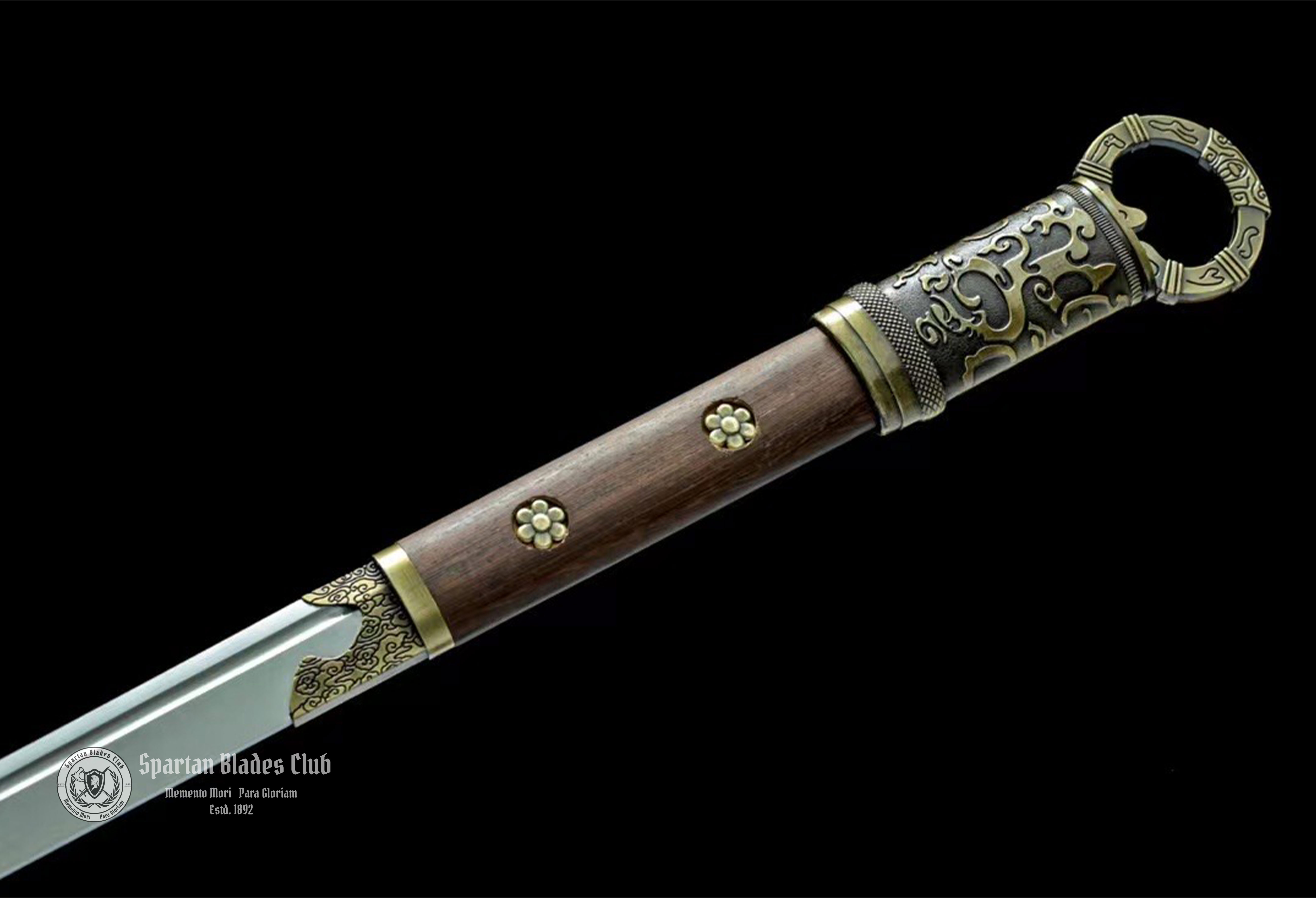 【TK88】 Buliangren（不良人） Hidden-Hilt Sword - Tangdao Sword - 65Mn Spring Steel -  Chicken Wing Wood Scabbard - Battle Ready - Full Tang - S.B.C 🌟 - Spartan Blades Club - 陳氏劍莊1892