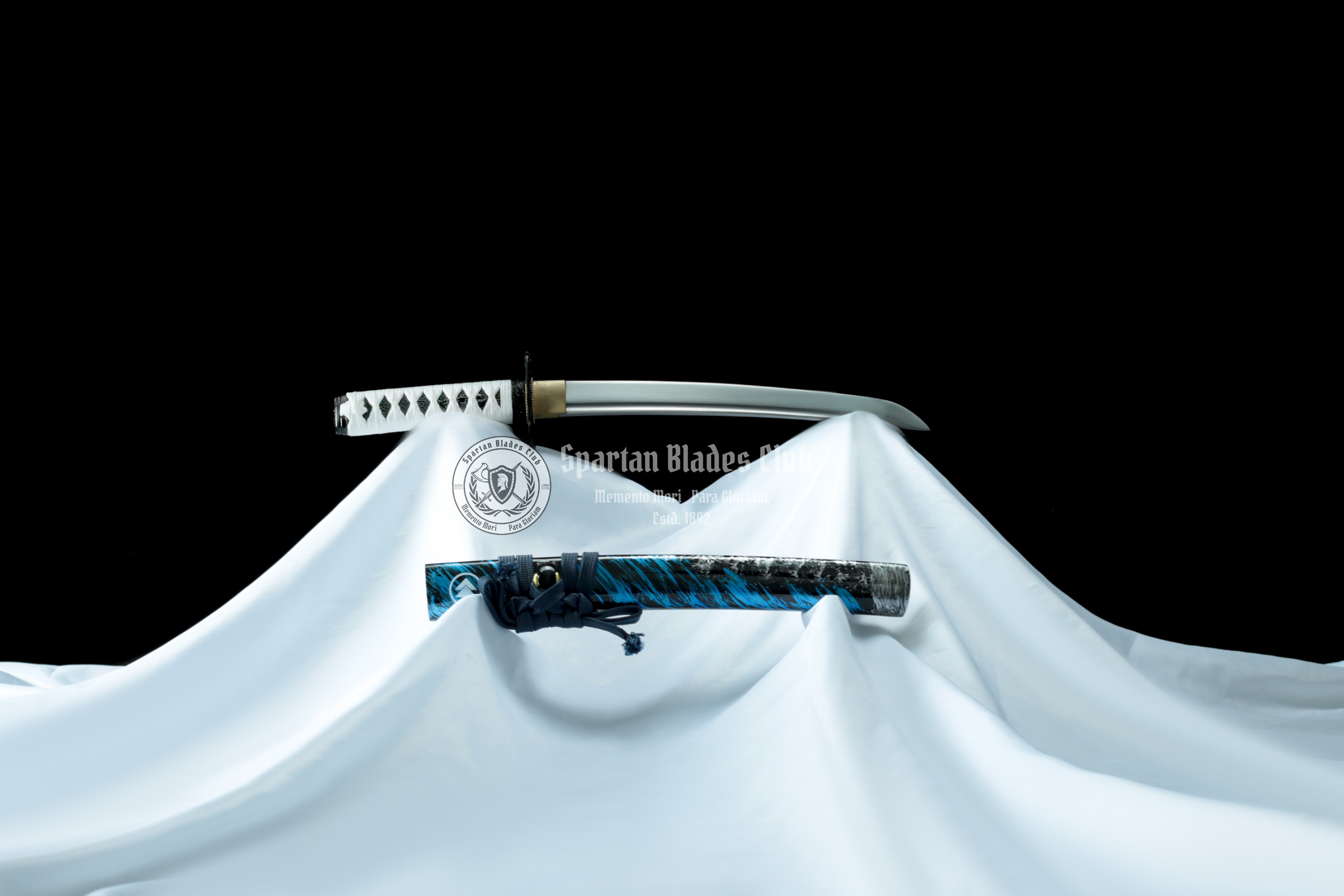 *TK15* Ghost Of Tsushima - Samurai Sword Set - Daisho - 65Mn Spring Steel - Battle Ready - Full Tang - High Performance - S.B.C - Spartan Blades Club - 陳氏劍莊1892