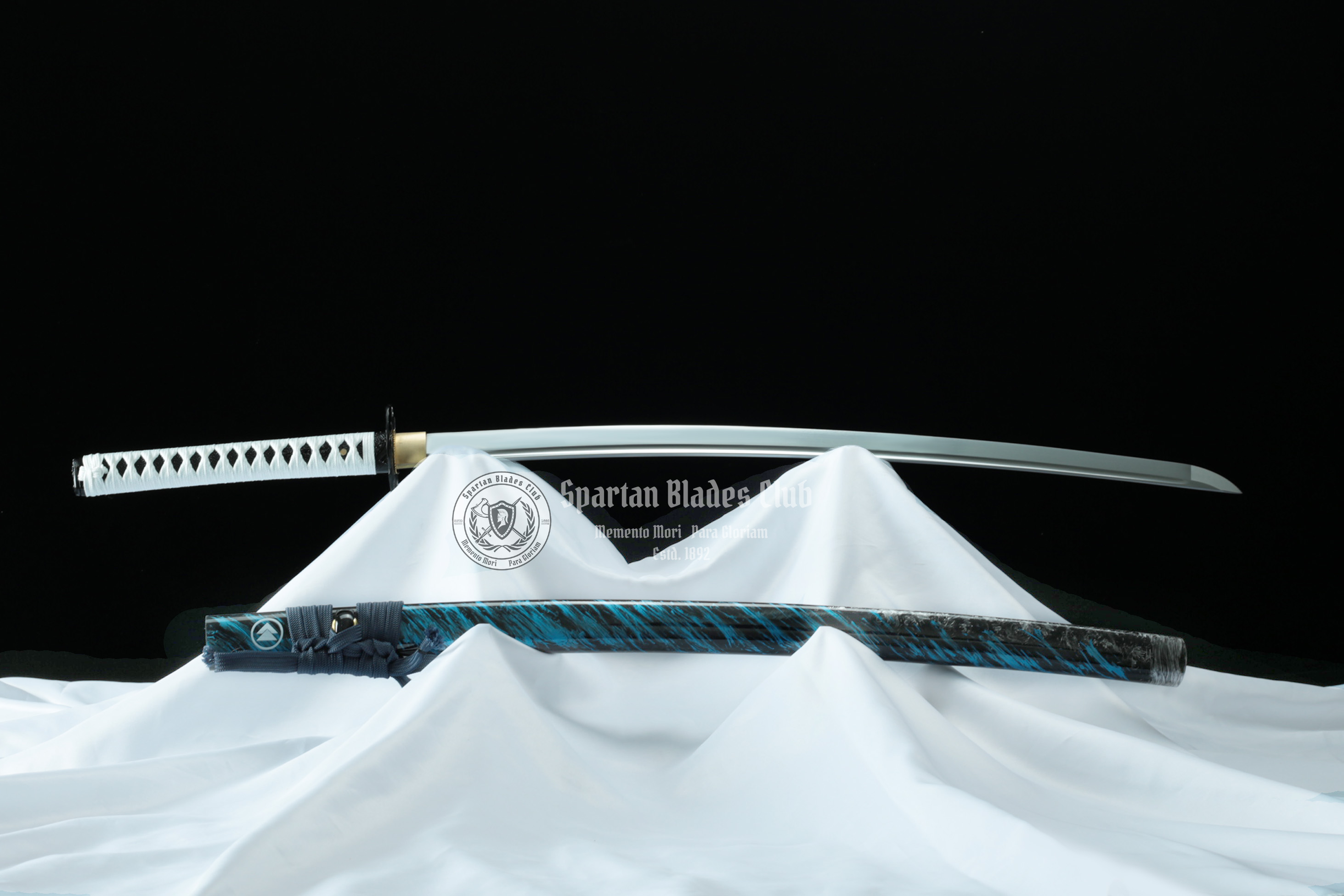 *TK15* Ghost Of Tsushima - Samurai Sword Set - Daisho - 65Mn Spring Steel - Battle Ready - Full Tang - High Performance - S.B.C - Spartan Blades Club - 陳氏劍莊1892