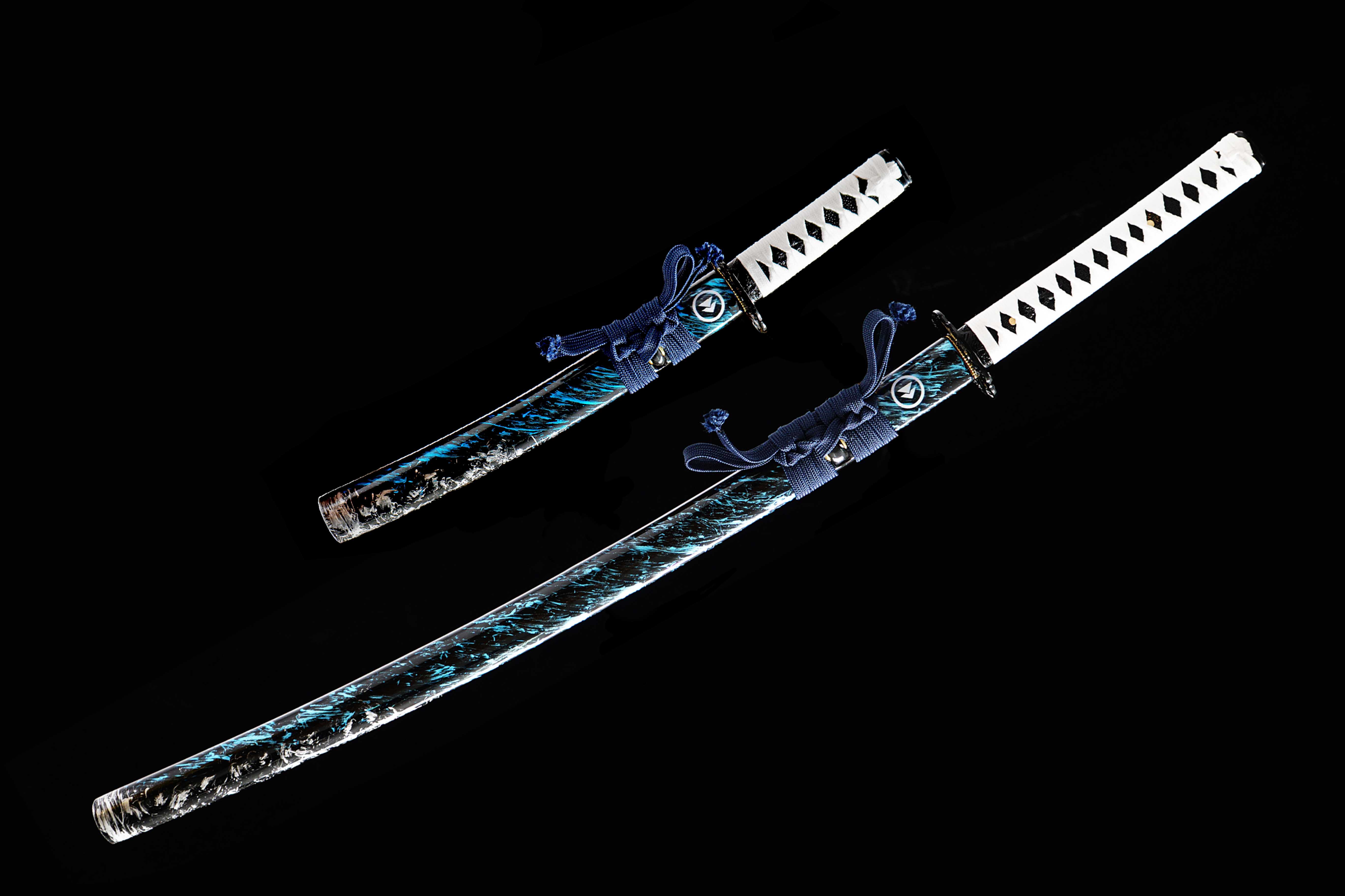 *TK15* Ghost Of Tsushima - Samurai Sword Set - Daisho - 65Mn Spring Steel - Battle Ready - Full Tang - High Performance - S.B.C - Spartan Blades Club - 陳氏劍莊1892