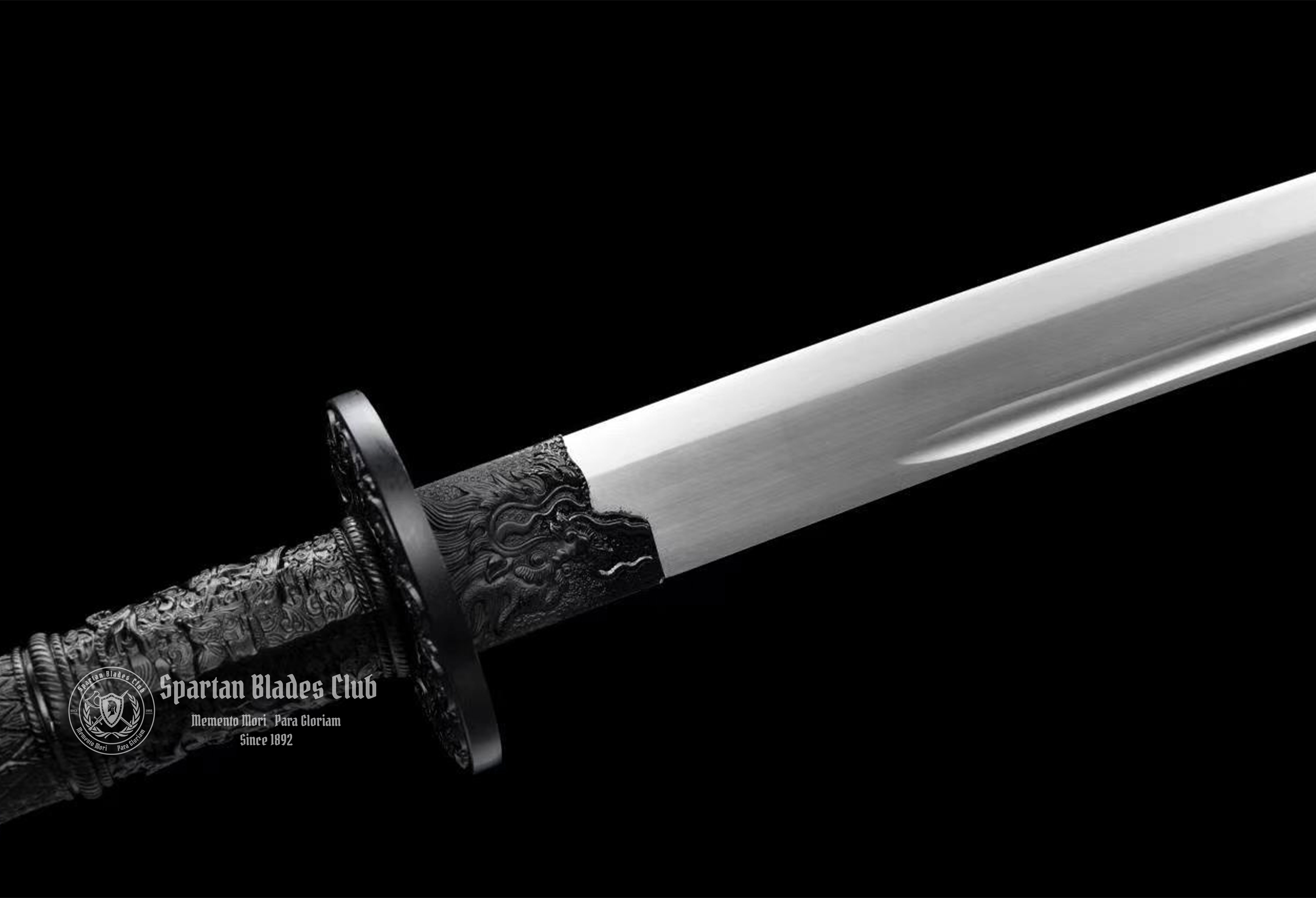 QQ06｜Xuanwen DAO｜Chinese Dao｜Manganese steel｜Black&brown｜Battle-Ready｜Full-tang｜Spartan Blades Club｜CHEN'S SWORDS 1892 - Spartan Blades Club - 陳氏劍莊1892