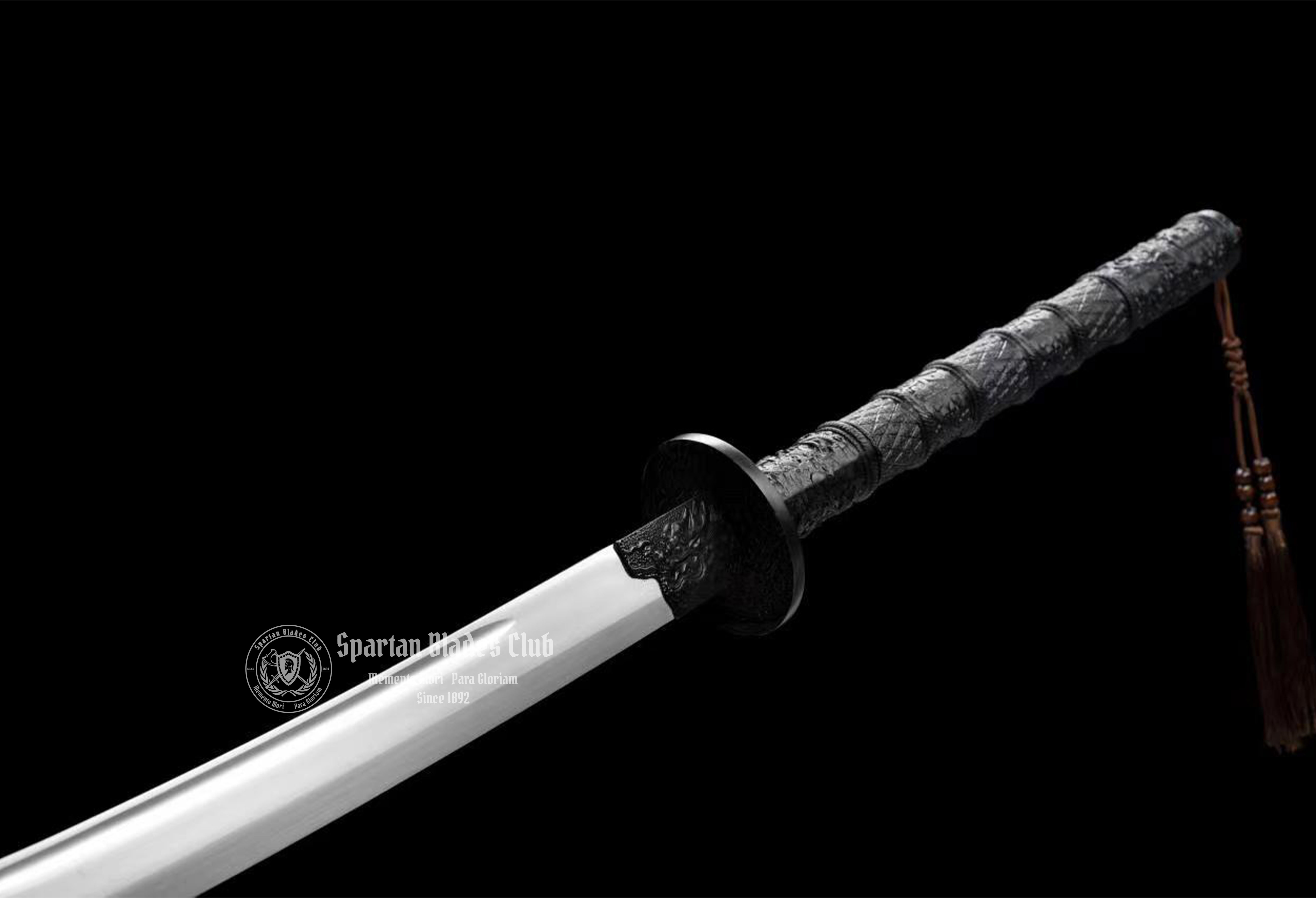 QQ06｜Xuanwen DAO｜Chinese Dao｜Manganese steel｜Black&brown｜Battle-Ready｜Full-tang｜Spartan Blades Club｜CHEN'S SWORDS 1892 - Spartan Blades Club - 陳氏劍莊1892
