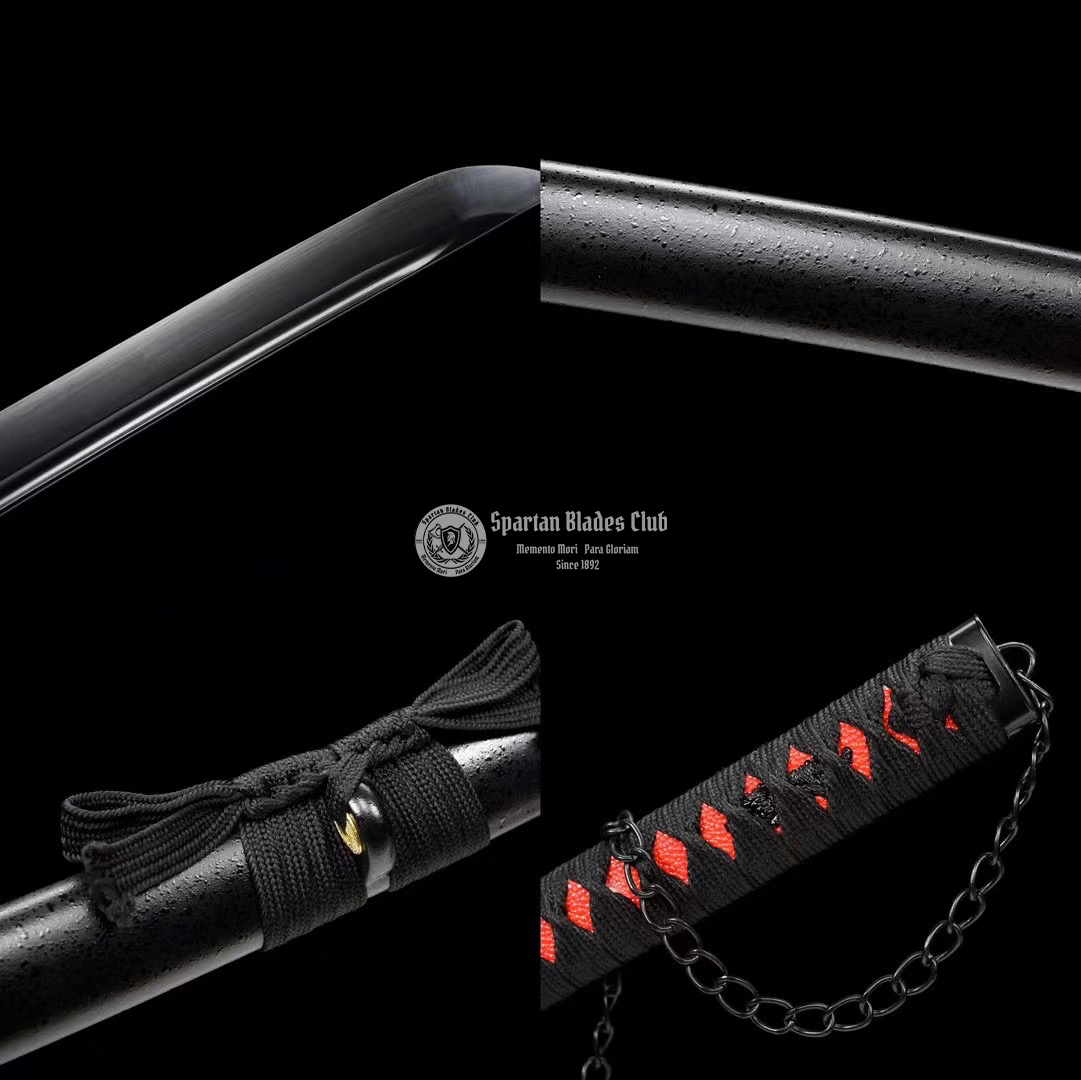 *TK49* Bleach - Kurosaki Ichigo - Bankai Tensa Zangetsu Katana Swords - 1045 Carbon Steel - Battle Ready - Full Tang - SBC - Spartan Blades Club - 陳氏劍莊1892