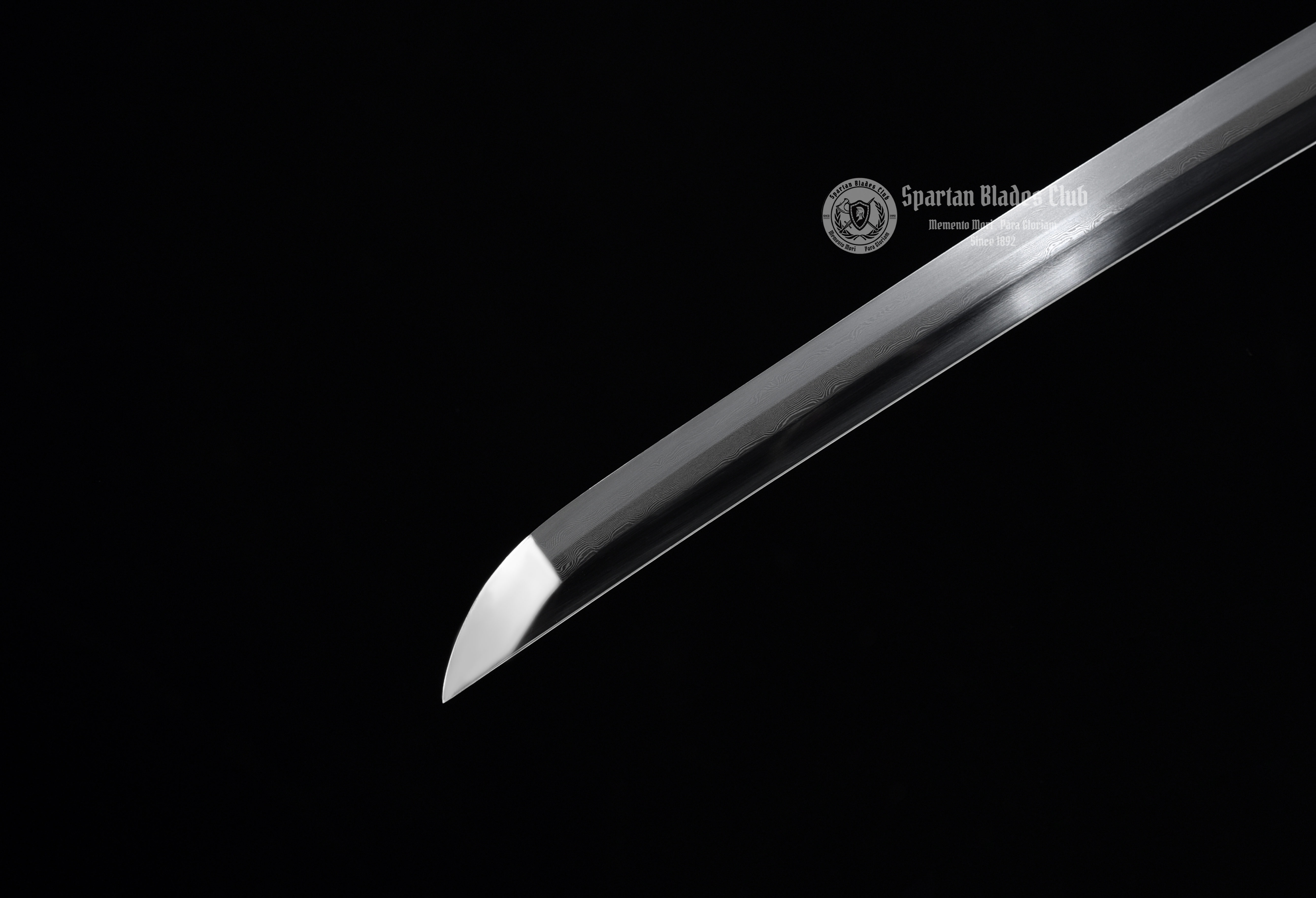 雪影武士 - Storm Shadow Samurai-Katana - Damascus Steel - Hadori Polishing - Full Tang - Battle-Ready - Sakura Blossom Design -Snow White- S.B.C & CHEN'S SWORDS - Spartan Blades Club - 陳氏劍莊1892