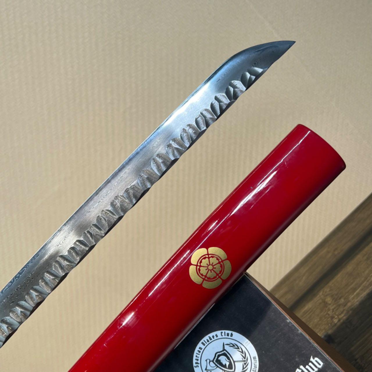 🌟TK67🌟 Sharp Spine of the Dragon (龙脊利刃) Katana - Damascus Steel - Battle Ready - Full Tang - Exquisite Craftsmanship - S.B.C & CHEN'S SWORDS - Spartan Blades Club - 陳氏劍莊1892