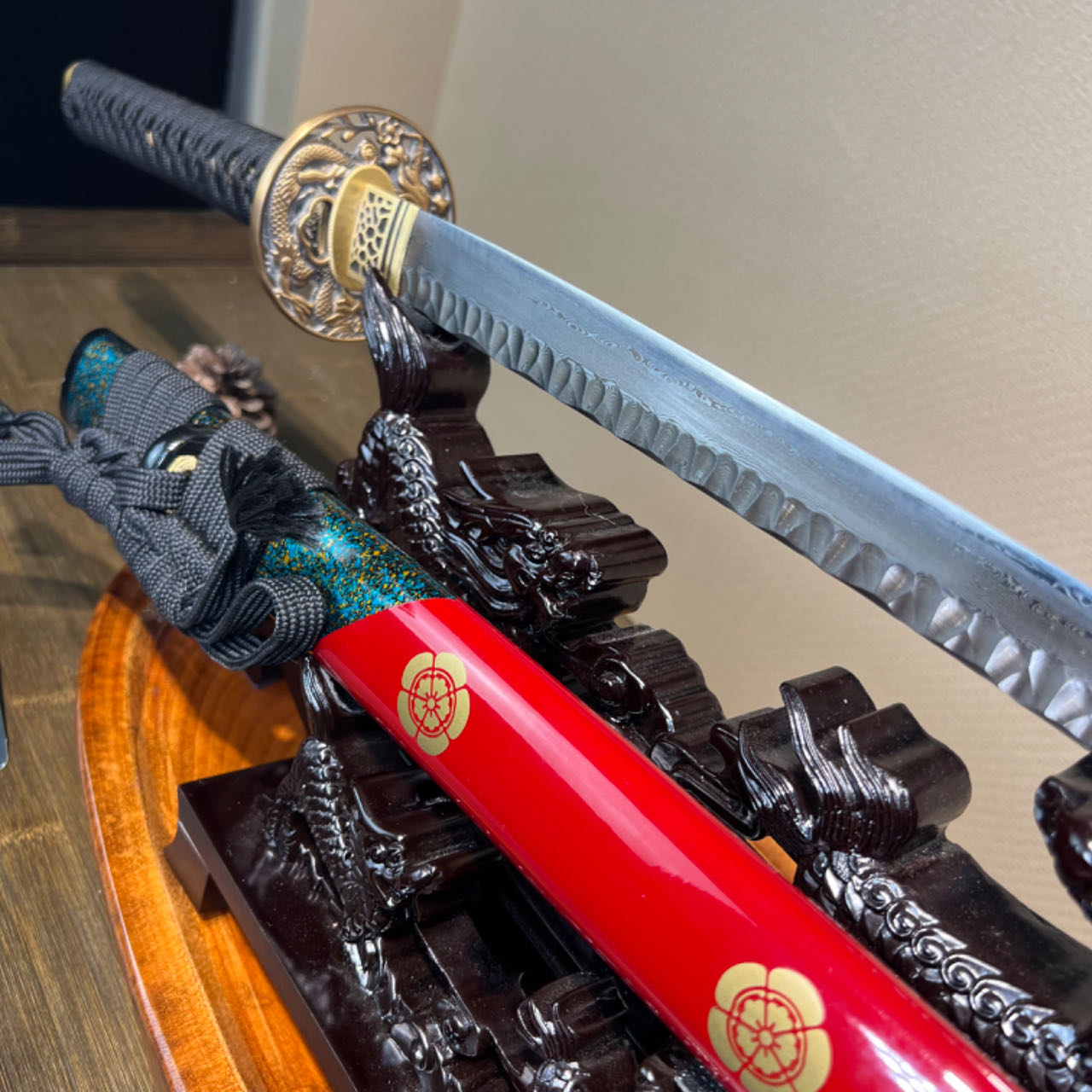 🌟TK67🌟 Sharp Spine of the Dragon (龙脊利刃) Katana - Damascus Steel - Battle Ready - Full Tang - Exquisite Craftsmanship - S.B.C & CHEN'S SWORDS - Spartan Blades Club - 陳氏劍莊1892