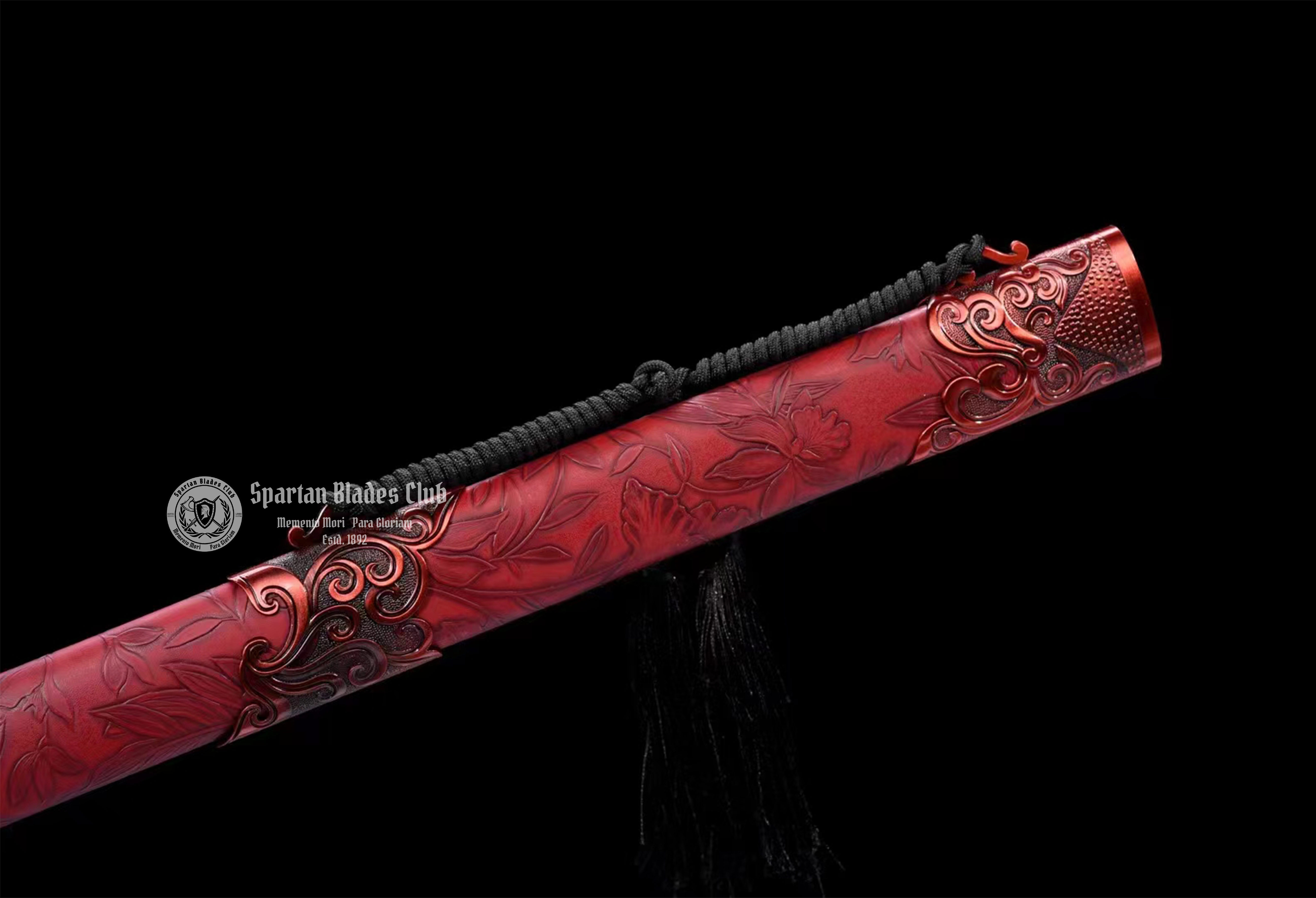 *TK71* Phoenix Tongue - Double Edged - Jian Sword - High-Performance Maganese Steel - Red Blade - Battle Ready - Exquisite Craftsmanship - S.B.C & CHEN'S SWORDS - Spartan Blades Club - 陳氏劍莊1892