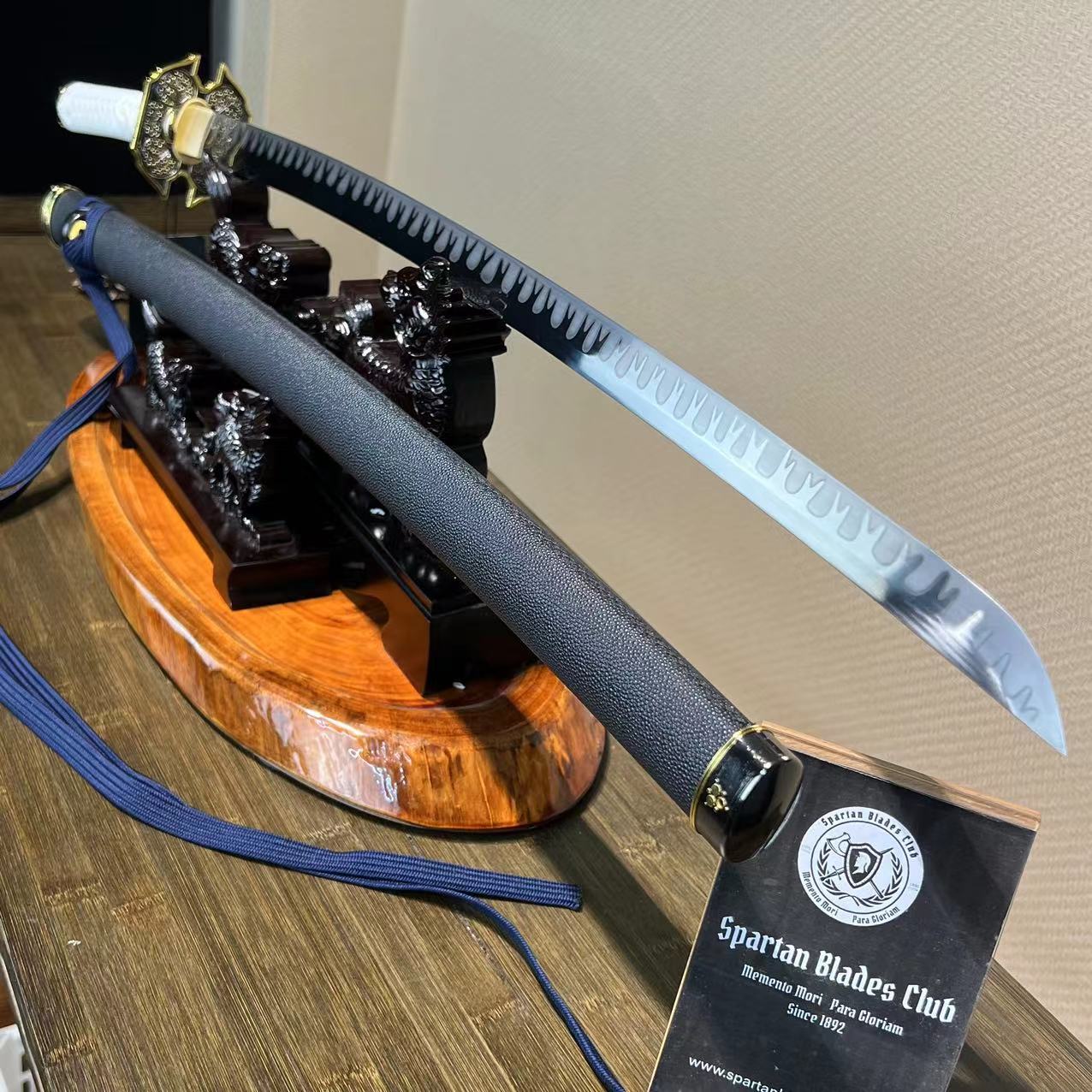 *TK66* Vergil Yamato - Devil May Cry 5 Katana - 65Mn Spring Steel - Sharp - Battle Ready - Full Tang - Exquisite Craftsmanship - S.B.C 🌟🎮 - Spartan Blades Club - 陳氏劍莊1892