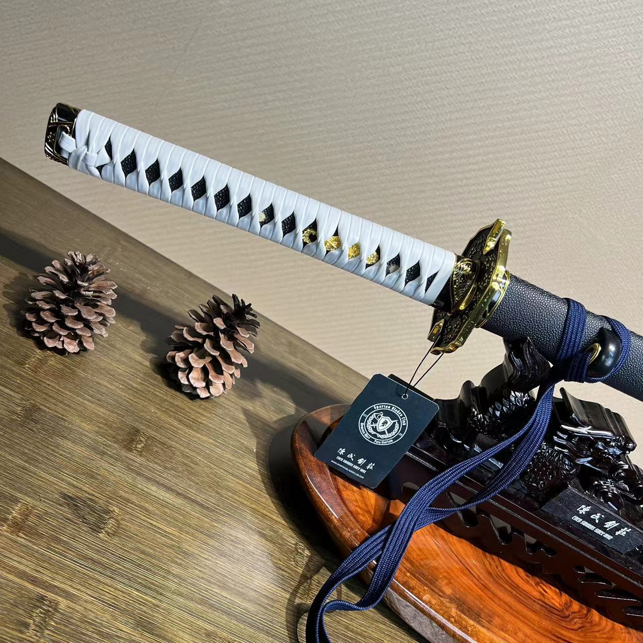 *TK66* Vergil Yamato - Devil May Cry 5 Katana - 65Mn Spring Steel - Sharp - Battle Ready - Full Tang - Exquisite Craftsmanship - S.B.C 🌟🎮 - Spartan Blades Club - 陳氏劍莊1892