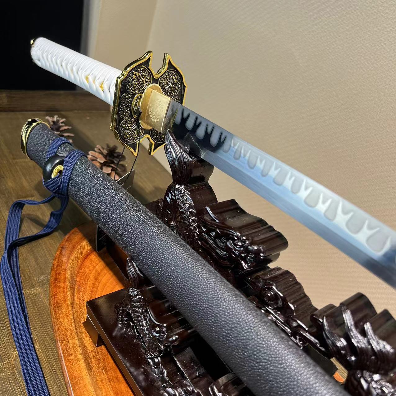 *TK66* Vergil Yamato - Devil May Cry 5 Katana - 65Mn Spring Steel - Sharp - Battle Ready - Full Tang - Exquisite Craftsmanship - S.B.C 🌟🎮 - Spartan Blades Club - 陳氏劍莊1892