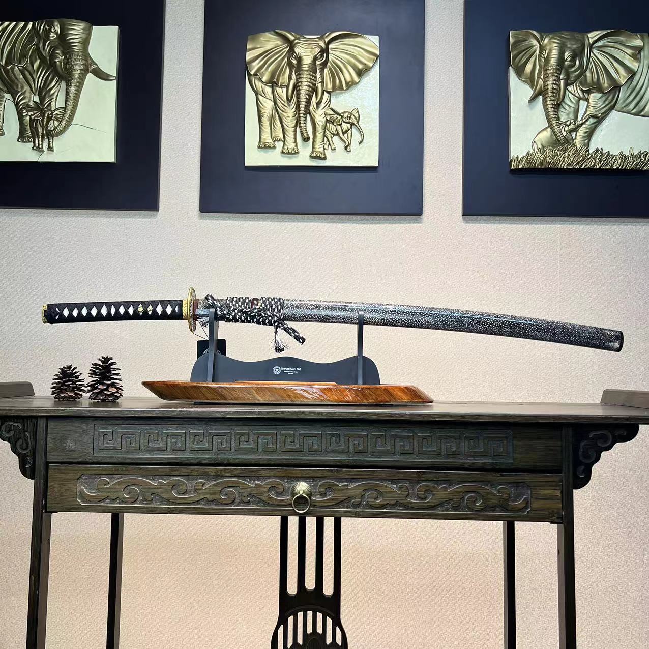 Sword Stand - Wooden - Black - 1~3 Tiers - Simple Design - Spartan Blades Club - 陳氏劍莊1892