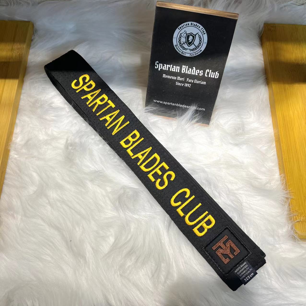 Personalized Black Belt - Professional Martial Arts Master Black Belt - Premium Quality - Personalized Embroidery - S.B.C & CHEN'S SWORDS - Spartan Blades Club - 陳氏劍莊1892