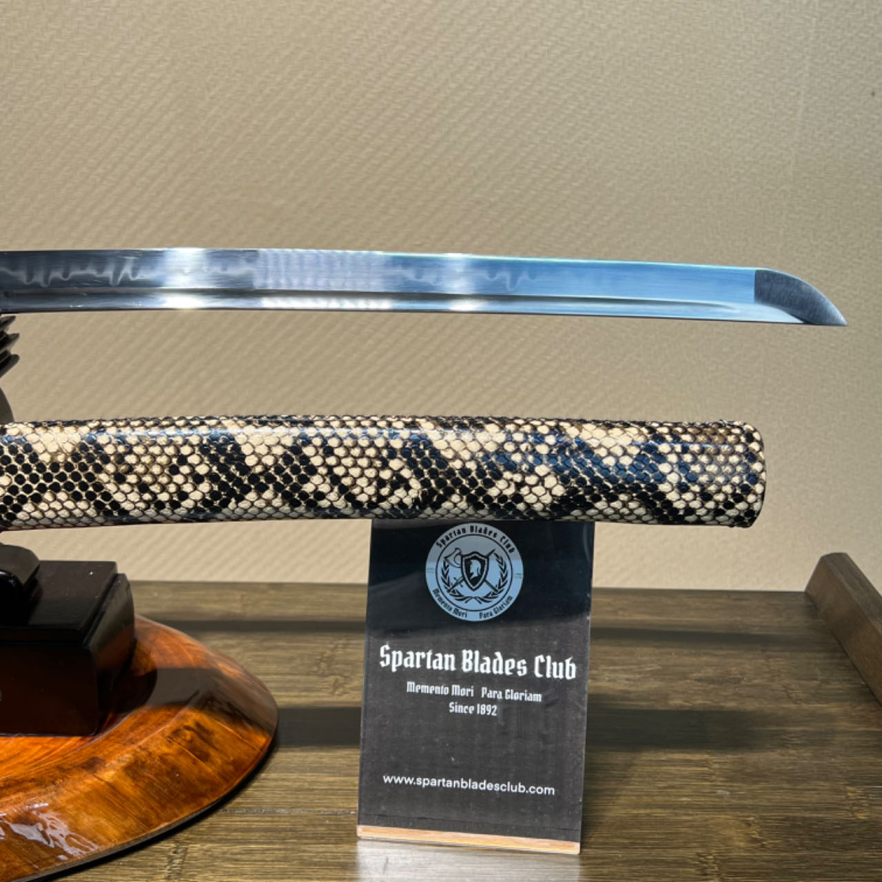 ๐TK65๐ Serpent's Golden Edge(่่้้)Katana - T10 Steel - Clay-Tempered - Full Tang - Battle-ready - S.B.C & CHEN'S SWORDS - Spartan Blades Club