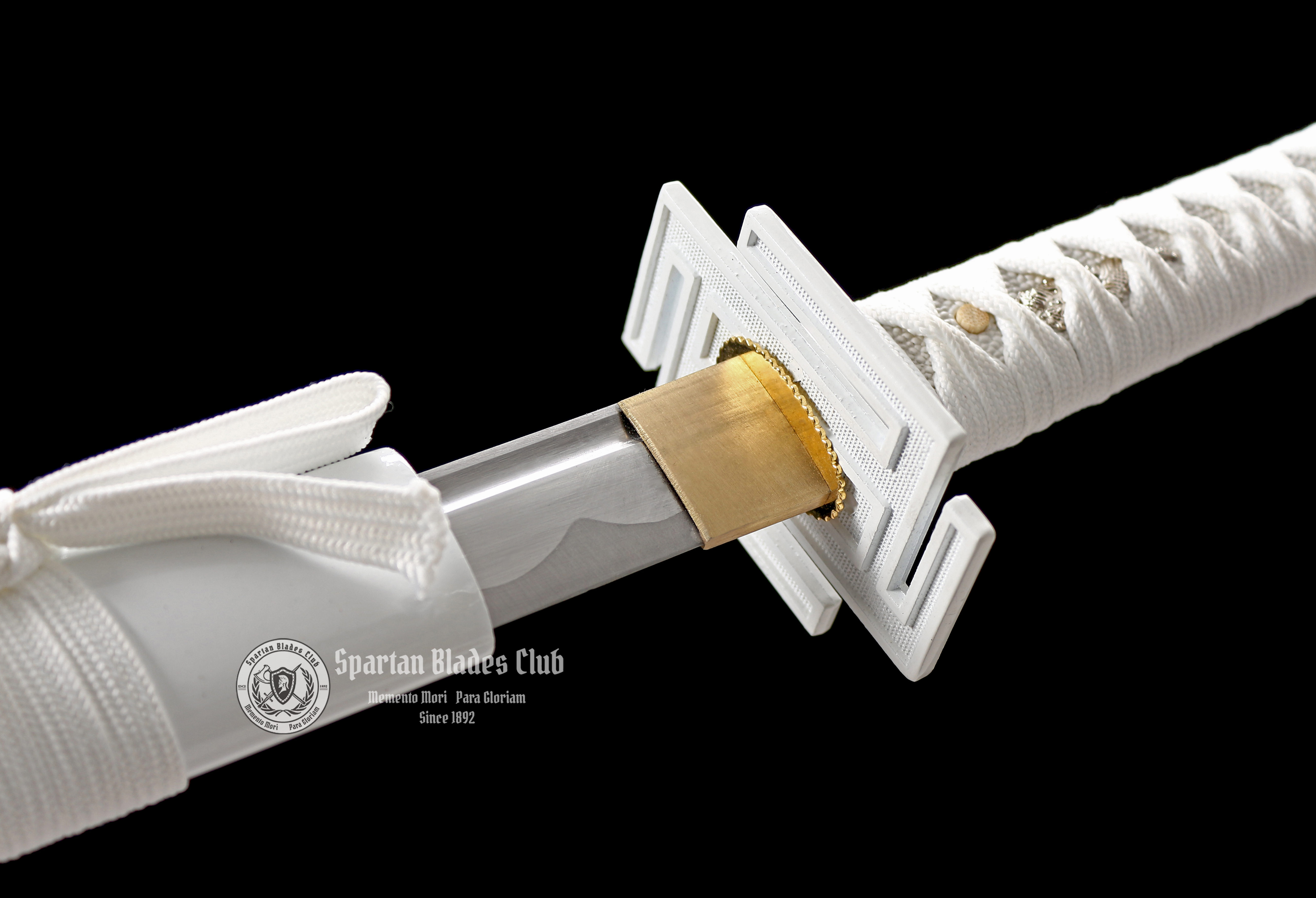 BLEACH - Kurosaki Ichigo's Tensa Zangetsu - White - 1045 Carbon Steel - Sharp - Battle Ready - Full Tang - Anime Sword - - Spartan Blades Club - 陳氏劍莊1892