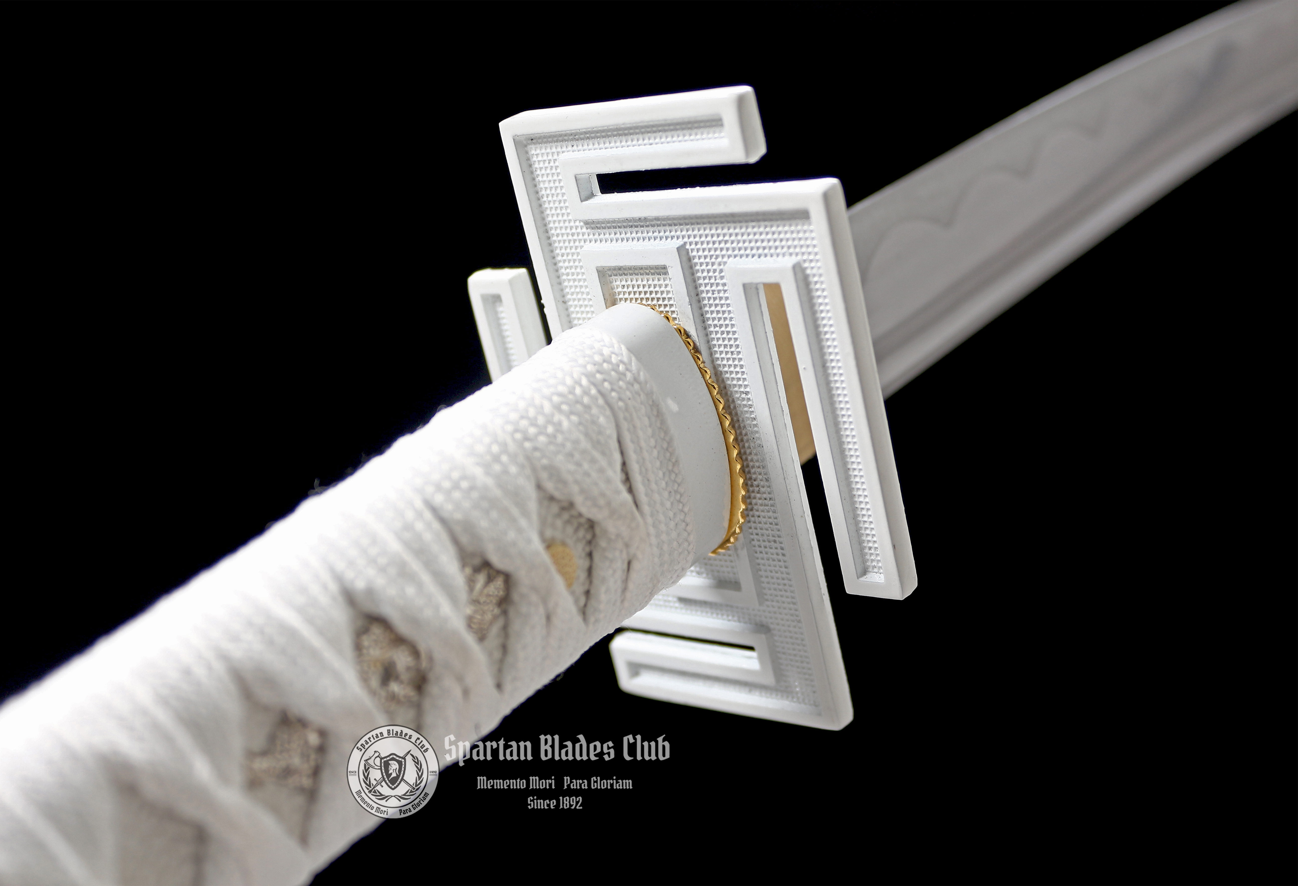 BLEACH - Kurosaki Ichigo's Tensa Zangetsu - White - 1045 Carbon Steel - Sharp - Battle Ready - Full Tang - Anime Sword - - Spartan Blades Club - 陳氏劍莊1892