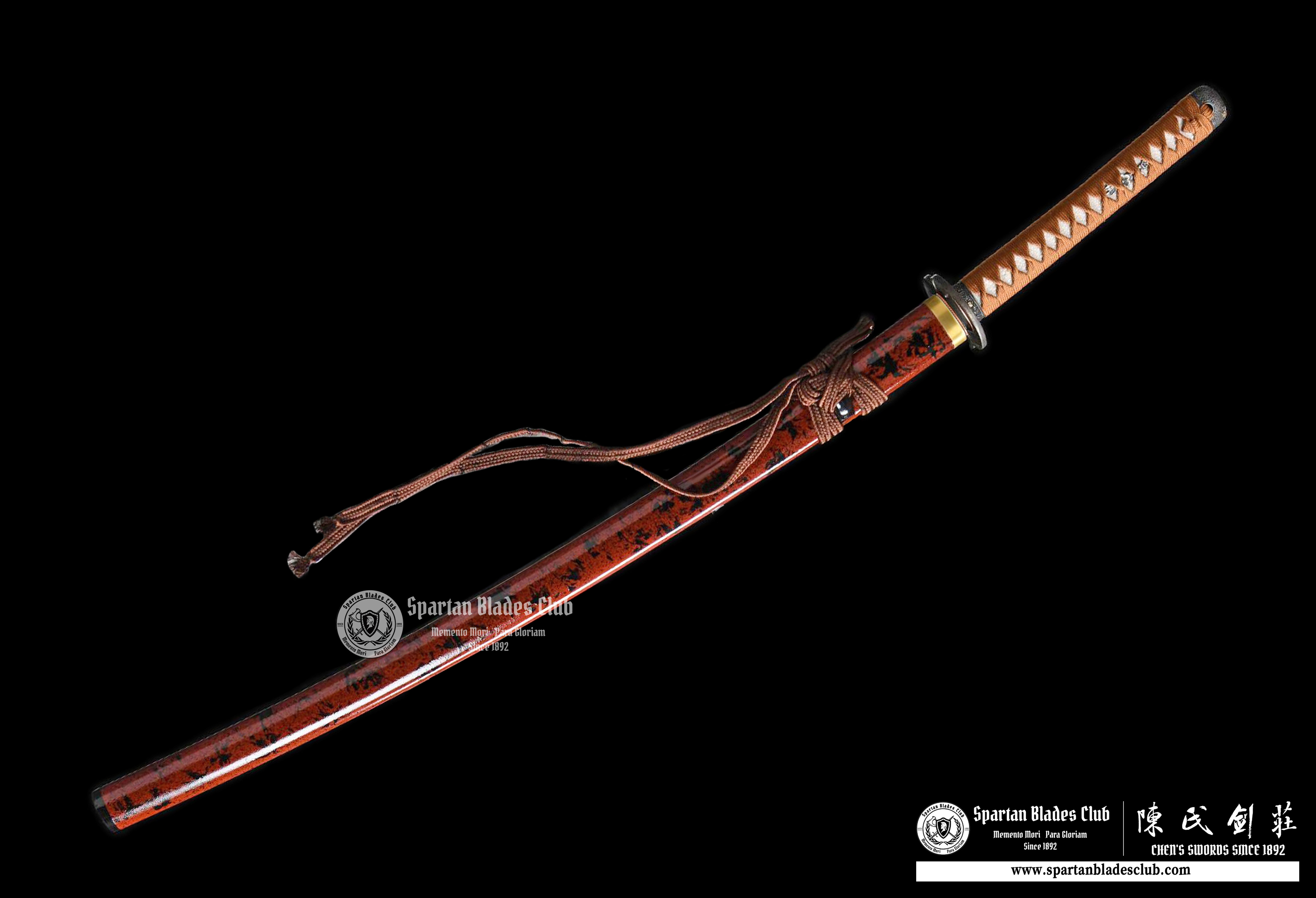 ⚡️ Sakabato - Ruroni Kenshin Sakaboto-Battosai -T10 steel - Clay-tempered - Hadori Polishing - Wave Pattern Hamon - Sharp - Full Tang - Battle Ready - Reversed Blade Katana - HIMURA KENSHIN - Spartan Blades Club - 陳氏劍莊1892