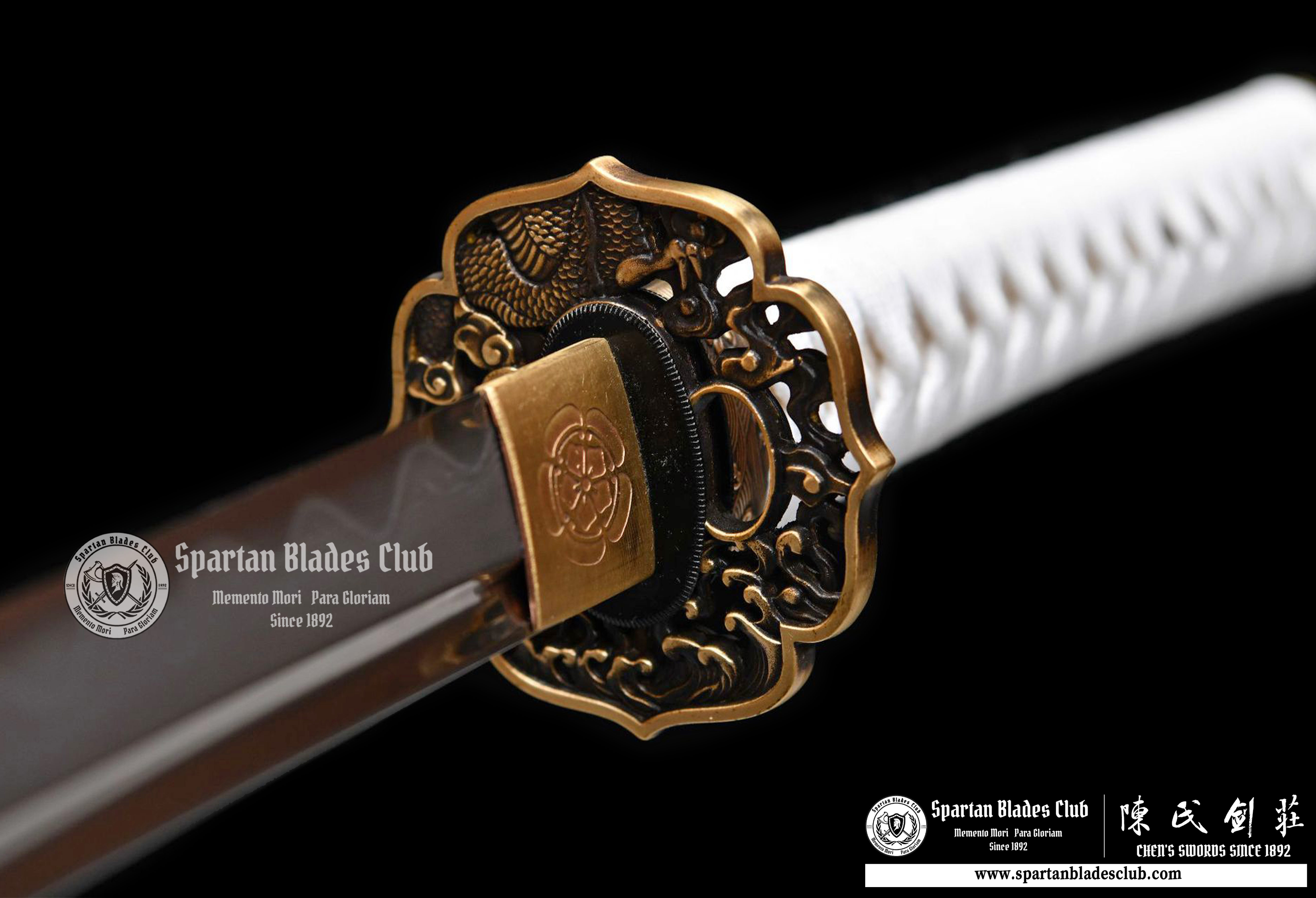 Katana - Damascus Steel - Clay-tempered - Real Hamon - Shiage Polishing - Full Tang - Battle-reday - S.B.C - Spartan Blades Club - 陳氏劍莊1892