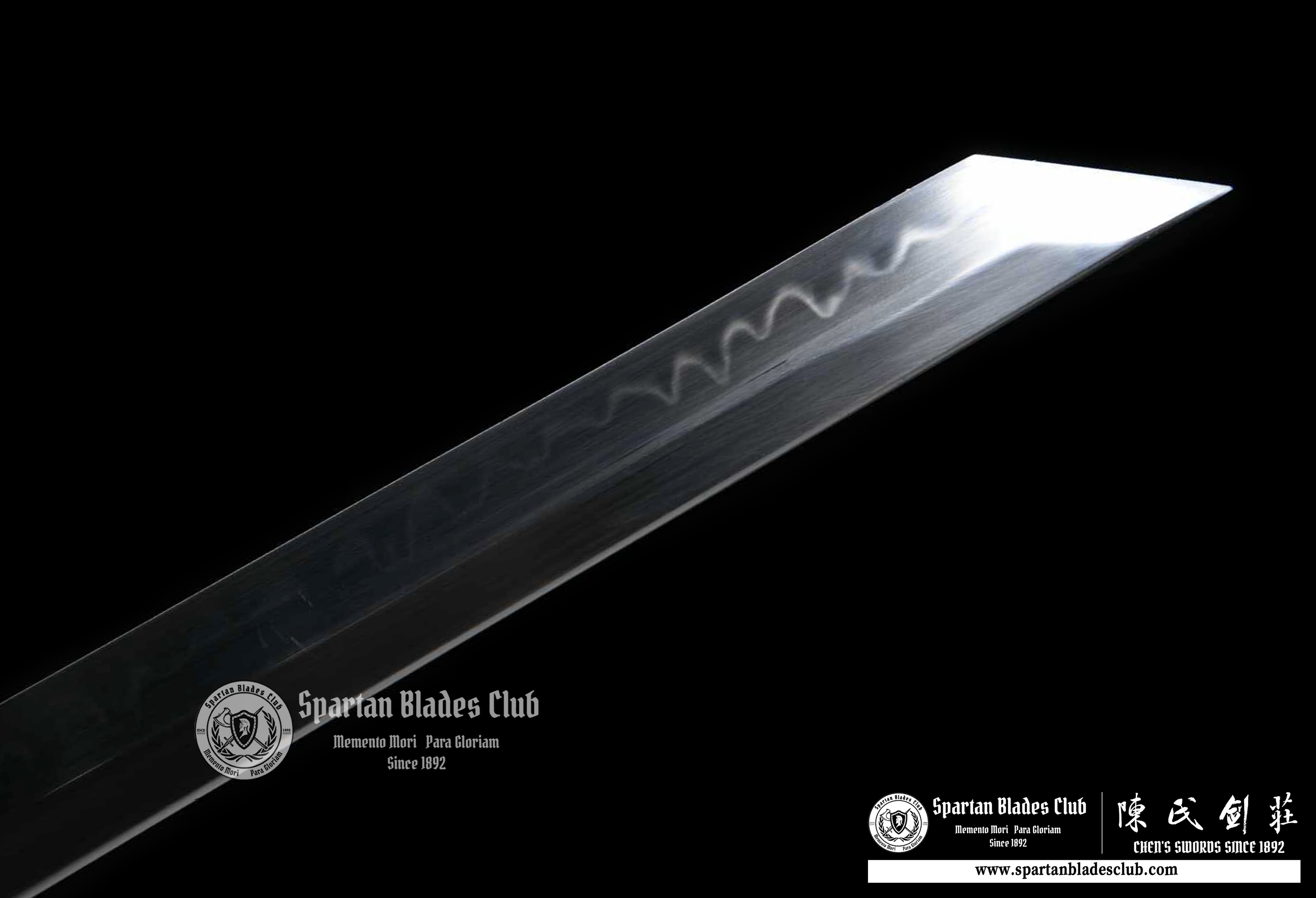 Junzi Bamboo - Chokuto - T10 Steel Clay-tempered - Full Tang - Shirasaya - Battle Ready - Wooden Design - Spartan Blades Club - 陳氏劍莊1892