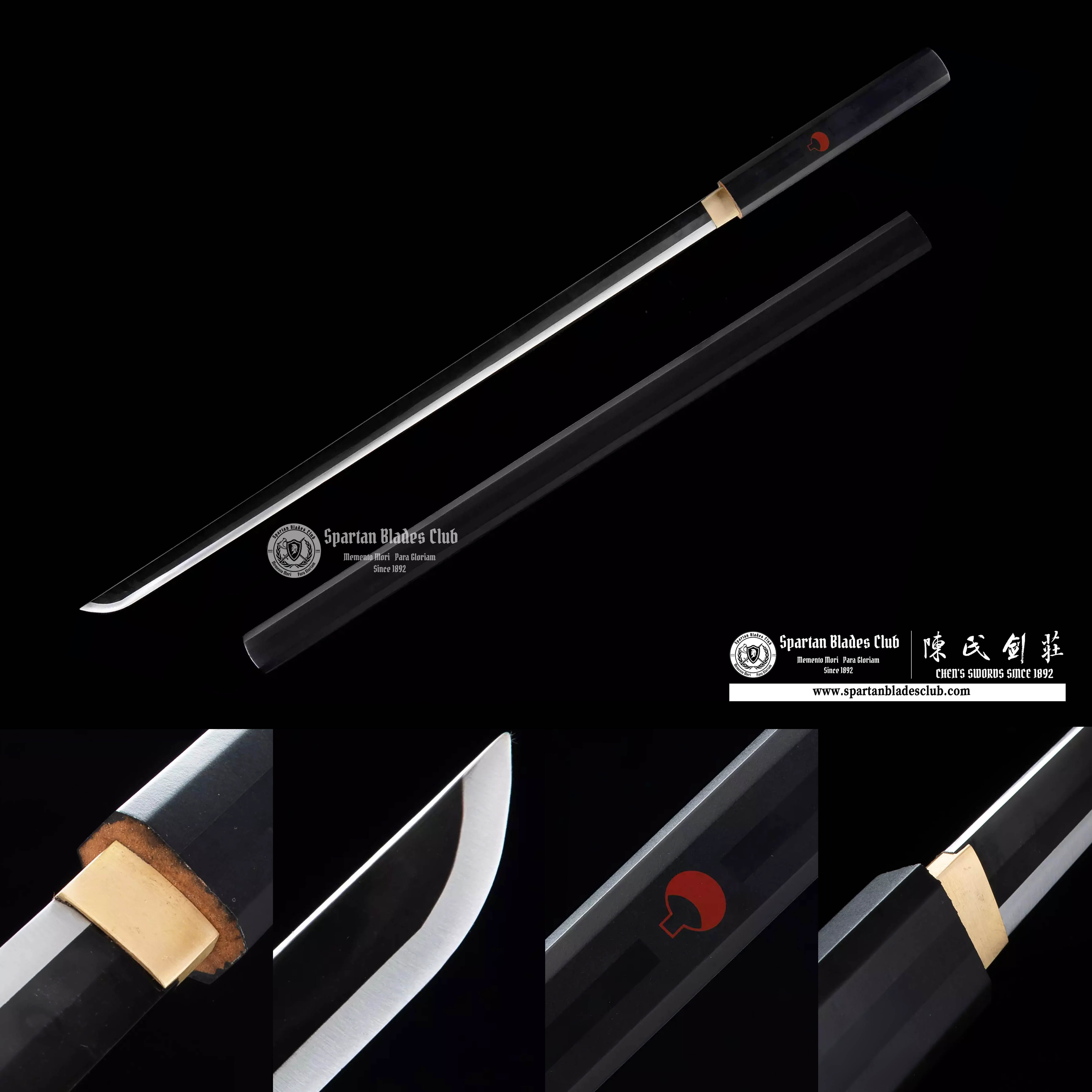 NAROTU: Sasuke(草薙剑） - Kusanagi Sword - 1045 Carbon Steel - Full Tang - Fully Functional - S.B.C & CHEN'S SWORDS - Spartan Blades Club - 陳氏劍莊1892