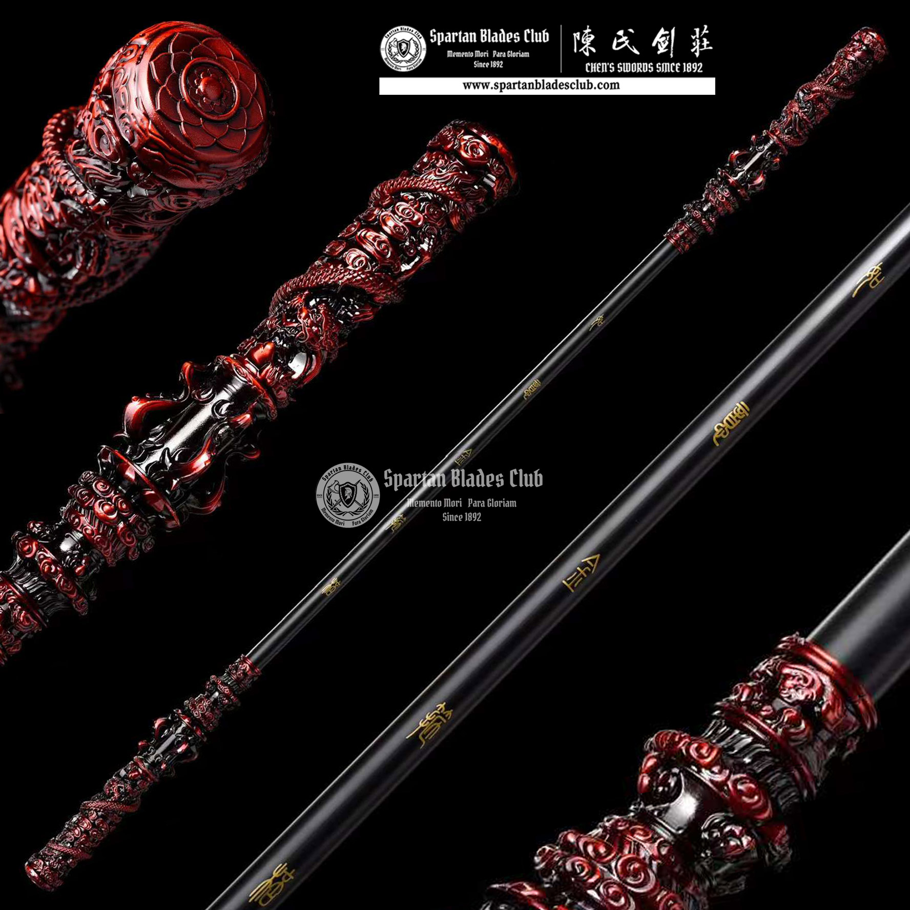Ruyi Jingu Bang (Golden Staff) 如意金箍棒-  Full-Size Stainless Steel Replica Inspired by Black Myth: Wukong - Authentic 1:1 Reproduction by Spartan Blades Club (CHEN'S SWORDS 1892) - Spartan Blades Club - 陳氏劍莊1892