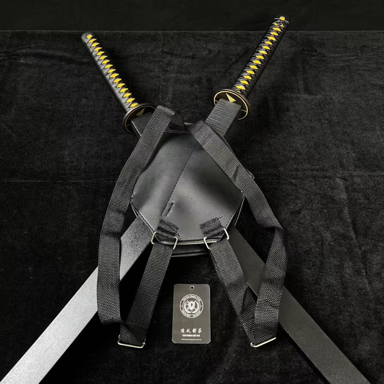 💥TK75💥 Deadpool Katana / High Carbon Steel / Battle-ready High-performance / Full-tang / Black / Spartan Blades Club / CHEN'S SWORDS 1892 - Spartan Blades Club - 陳氏劍莊1892