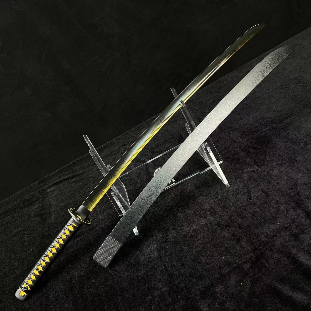 💥TK75💥 Deadpool Katana / High Carbon Steel / Battle-ready High-performance / Full-tang / Black / Spartan Blades Club / CHEN'S SWORDS 1892 - Spartan Blades Club - 陳氏劍莊1892