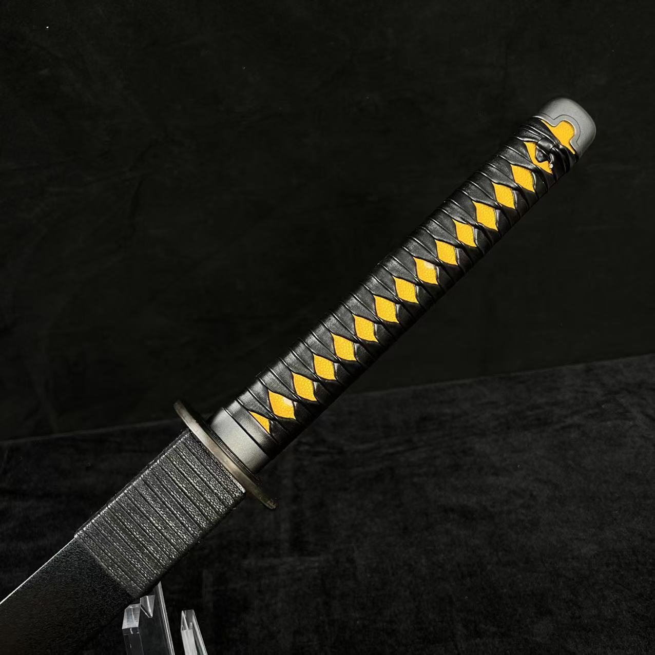 💥TK75💥 Deadpool Katana / High Carbon Steel / Battle-ready High-performance / Full-tang / Black / Spartan Blades Club / CHEN'S SWORDS 1892 - Spartan Blades Club - 陳氏劍莊1892