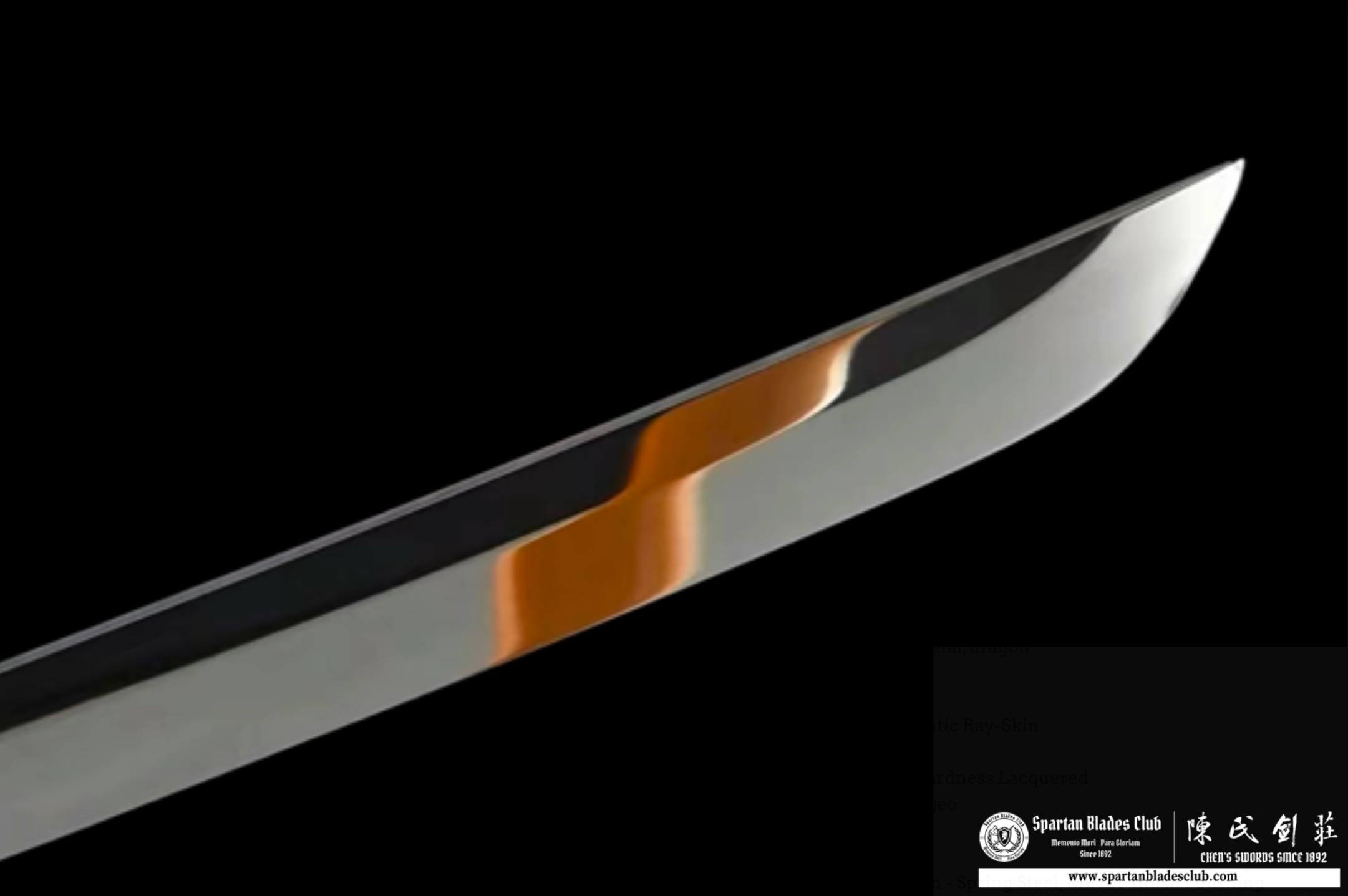 Purple - Katana - 65Mn Spring Steel - Mirror Finish Polishing - Battle-Ready - Full-Tang - Spartan Blades Club - CHEN'S SWORDS - Spartan Blades Club - 陳氏劍莊1892