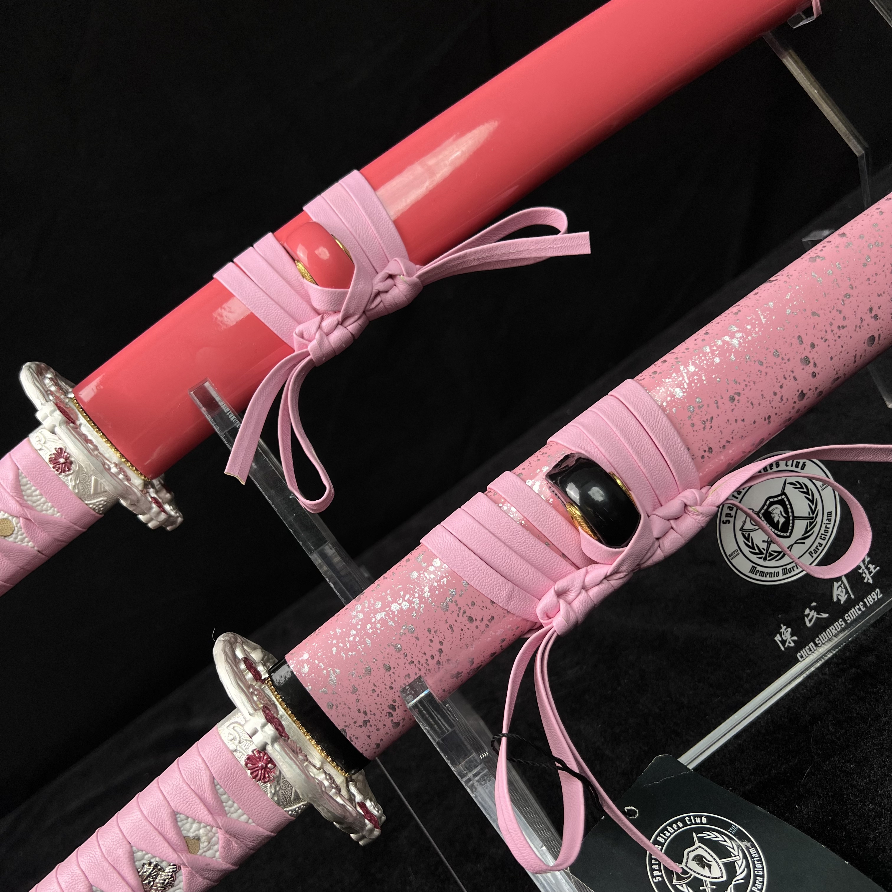 TK43 Barbie Katana - Pink Sakura Samurai - T10 steel - Full Tang -Battle ready - Spartan Blades Club / CHEN'S SWORDS 1892 - Spartan Blades Club - 陳氏劍莊1892