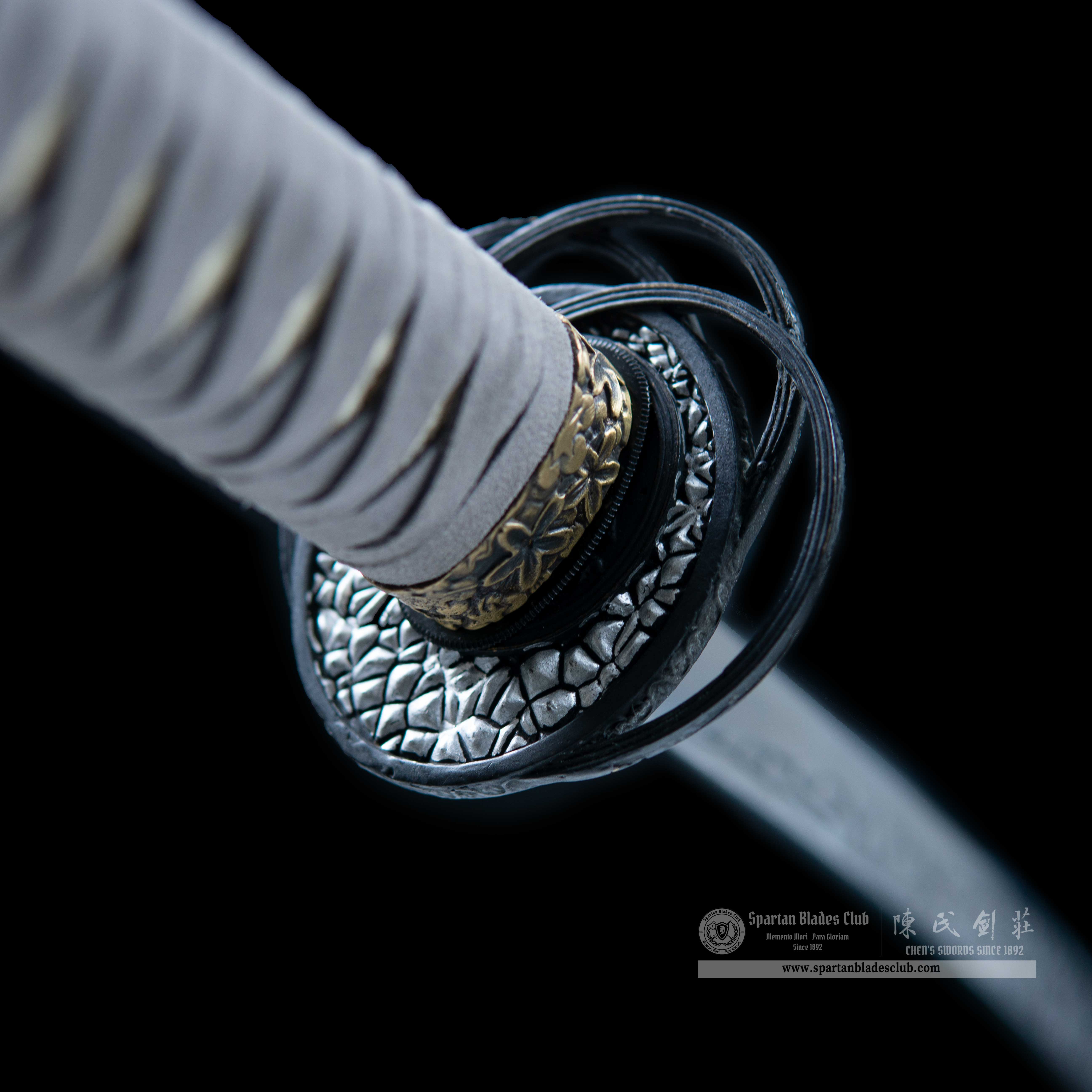 ⭐️Moonveil - Elden Ring Katana - T10 steel Clay-tempered - Handcrafted Rock Pattern - Real Hamon - Battle-ready - Full Tang - Grey Black - Rivers of Blood - Spartan Blades Club - 陳氏劍莊1892