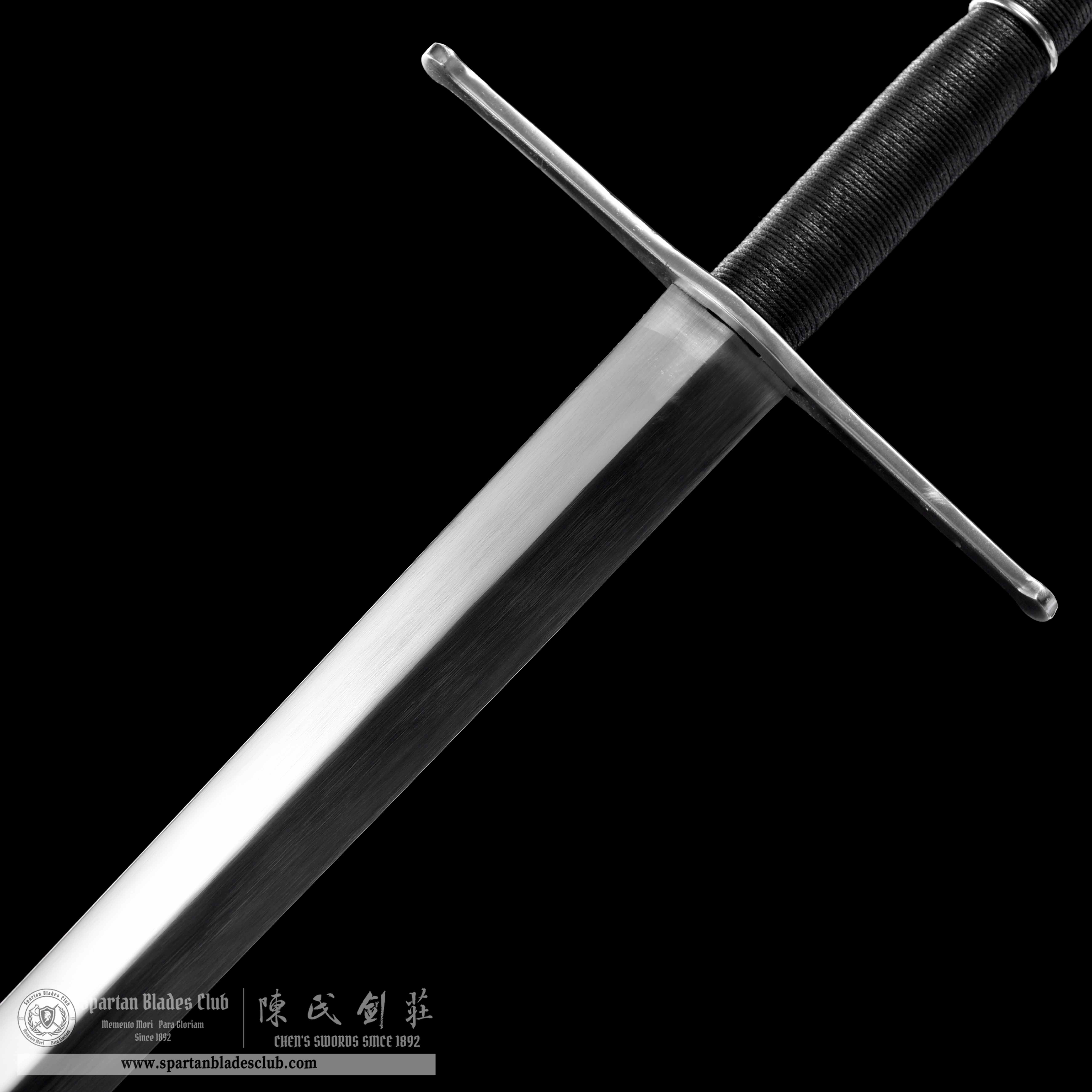 TR04|Umbrablade Longsword|European Sword|Manganese steel|Black|Battle-Ready|Full-tang|Spartan Blades Club|CHEN'S SWORDS 1892 - Spartan Blades Club - 陳氏劍莊1892